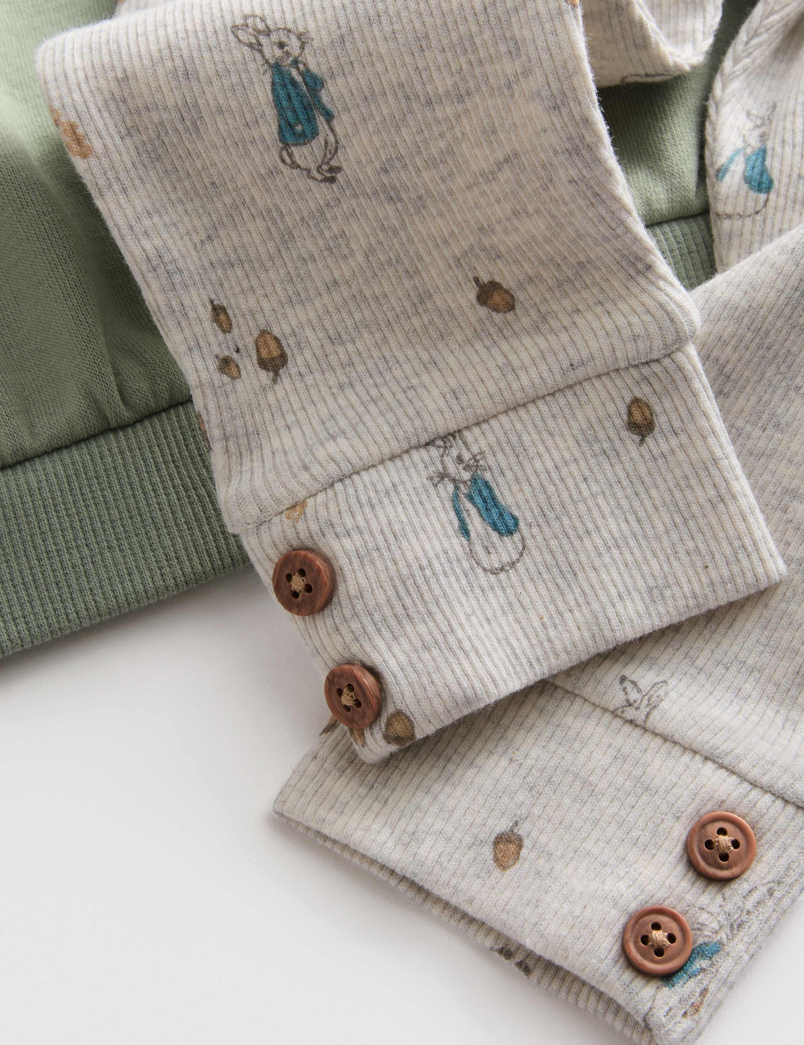 2pc Cotton Rich Peter Rabbit™ Sweat Outfit (0-3 Yrs) 4 of 4