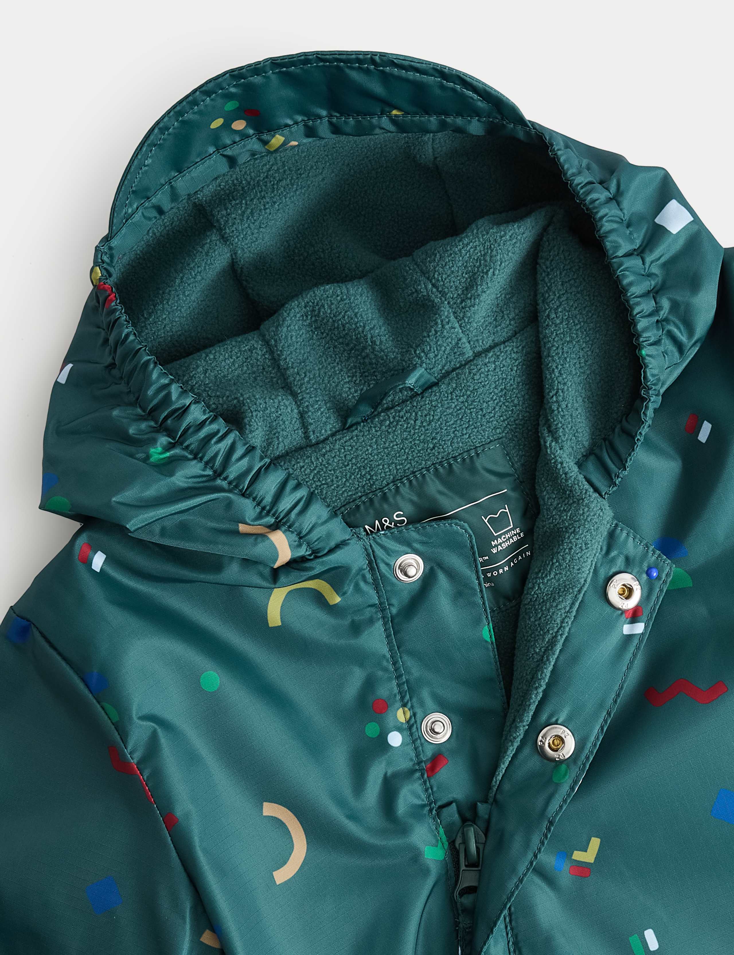 Abstract Hooded Puddlesuit (0-5 Years) 2 of 4