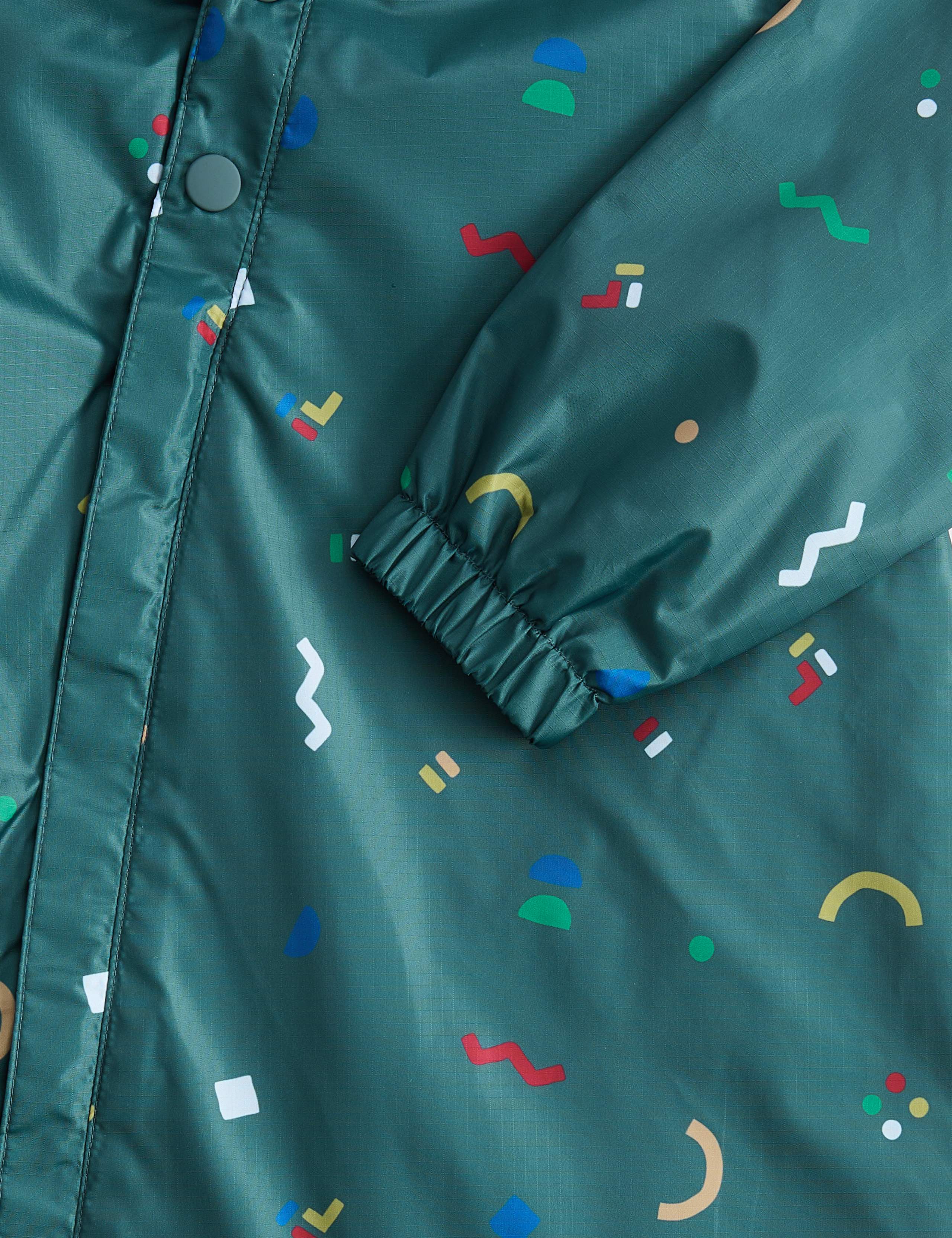 Abstract Hooded Puddlesuit (0-5 Years) 3 of 4