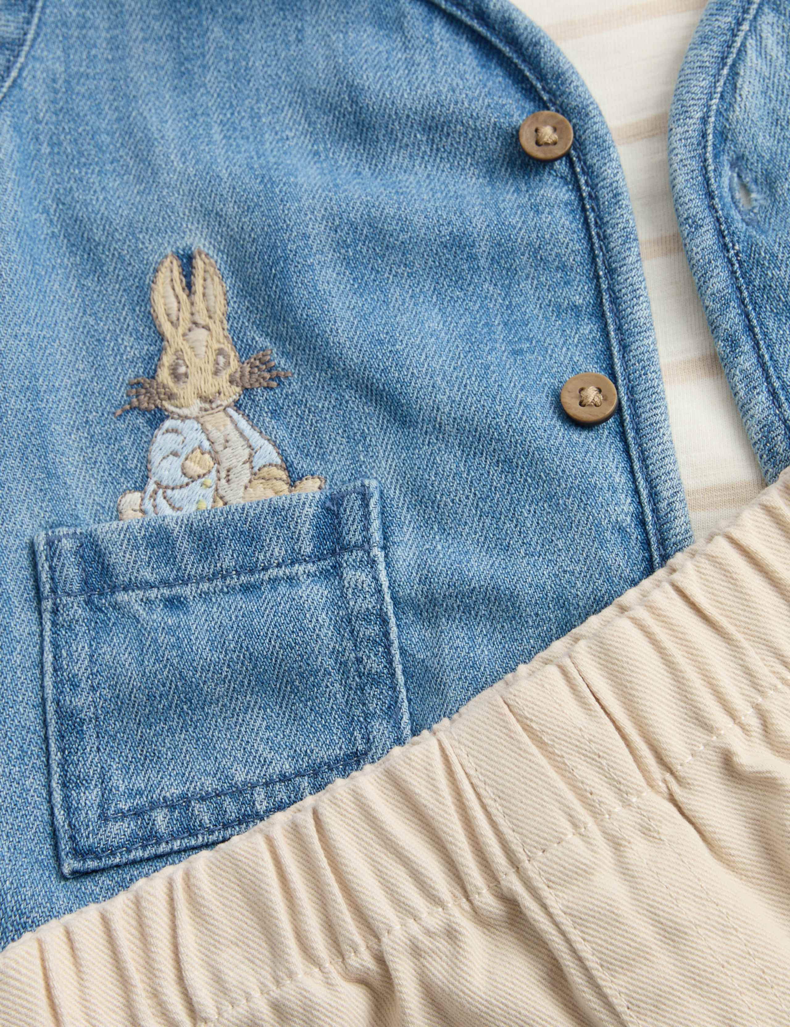 3 Piece Peter Rabbit™ Outfit with Waistcoat (0-3 Yrs) 2 of 3