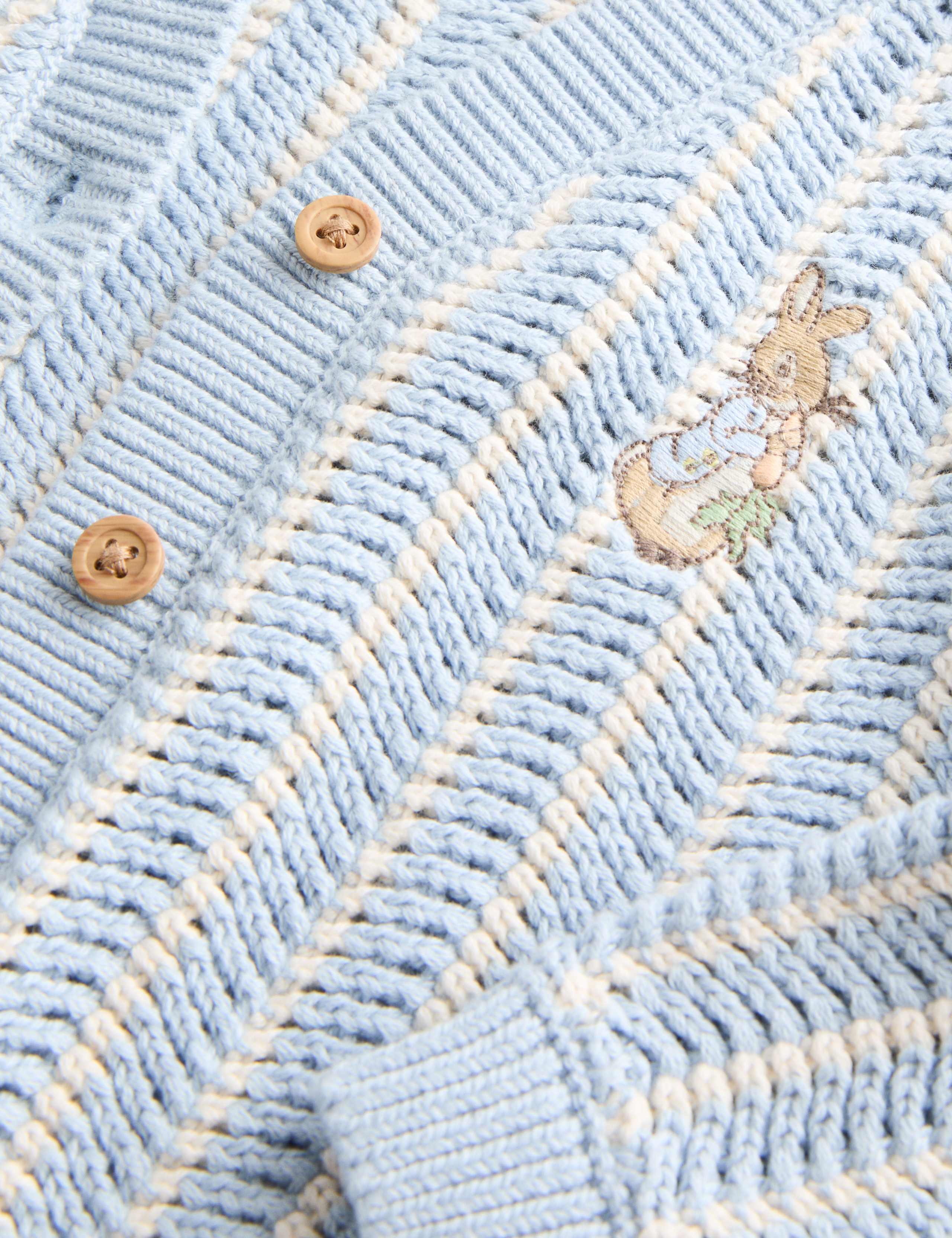 Pure Cotton Peter Rabbit™ Cardigan (0-3 Yrs) 2 of 2