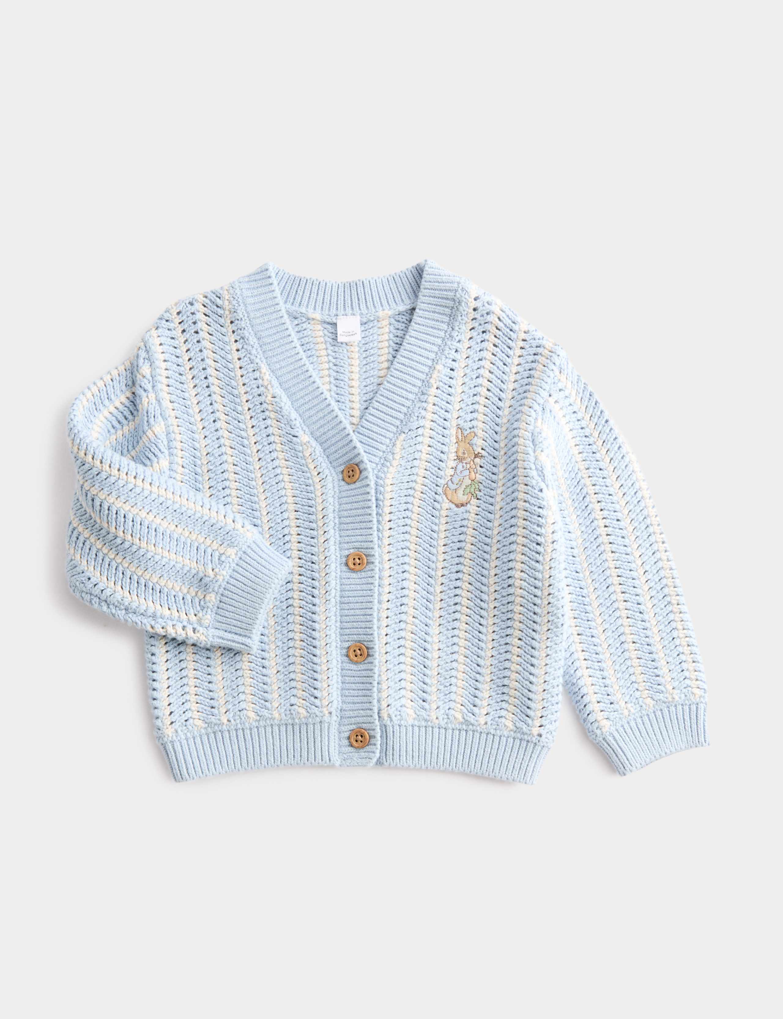 Pure Cotton Peter Rabbit™ Cardigan (0-3 Years) 1 of 2