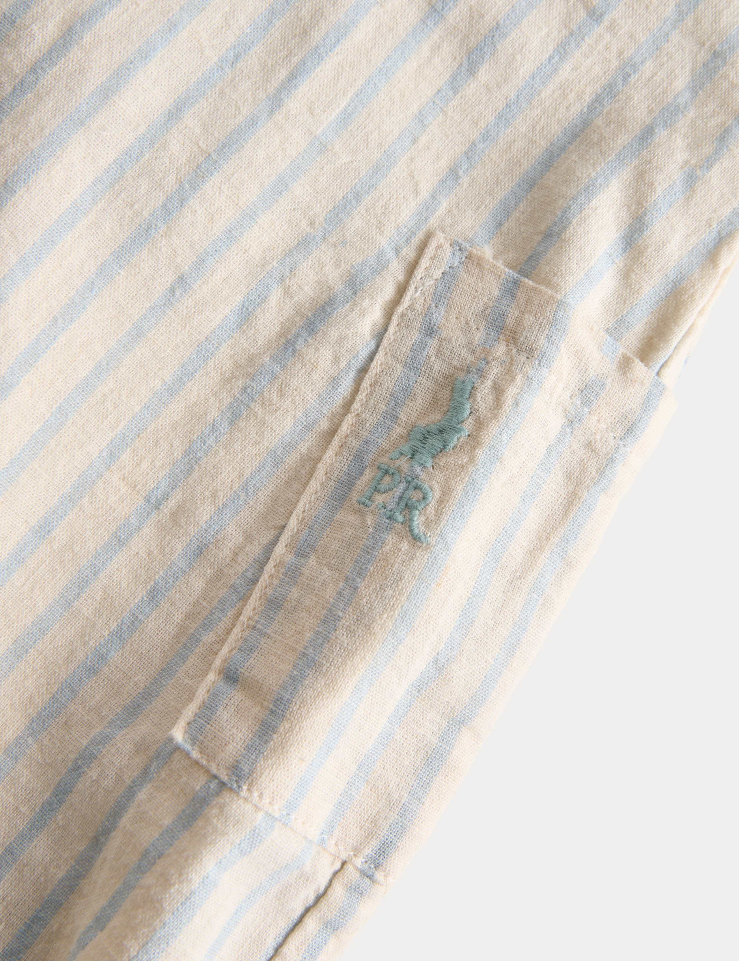 3 Piece Peter Rabbit™ Stripe Bibshort Outfit (0-3 Yrs) 3 of 3