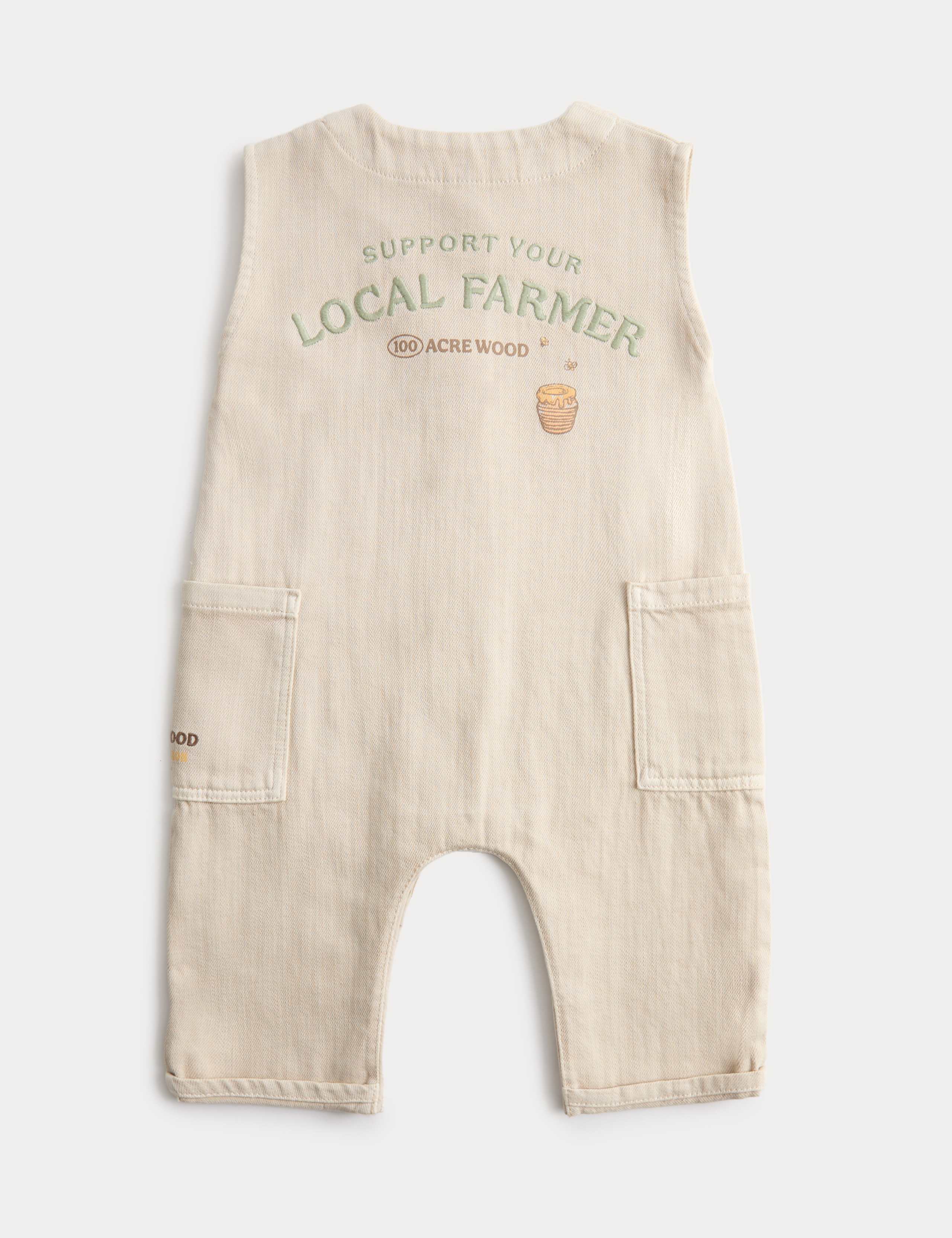 Cotton Rich Winnie the Pooh™ Romper (0-3 Yrs) 2 of 4