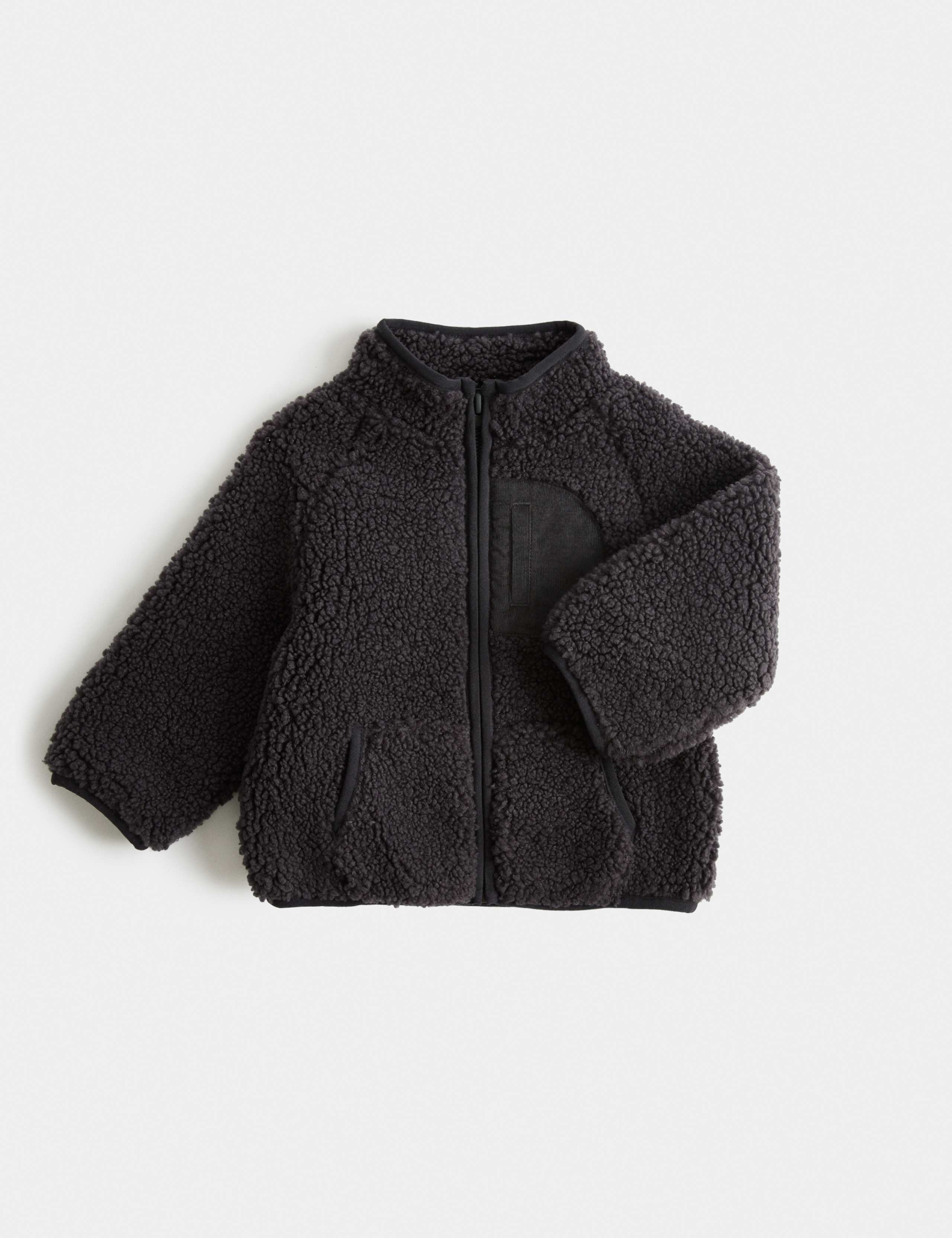 Funnel Neck Borg Jacket (0-5 Yrs) 1 of 2