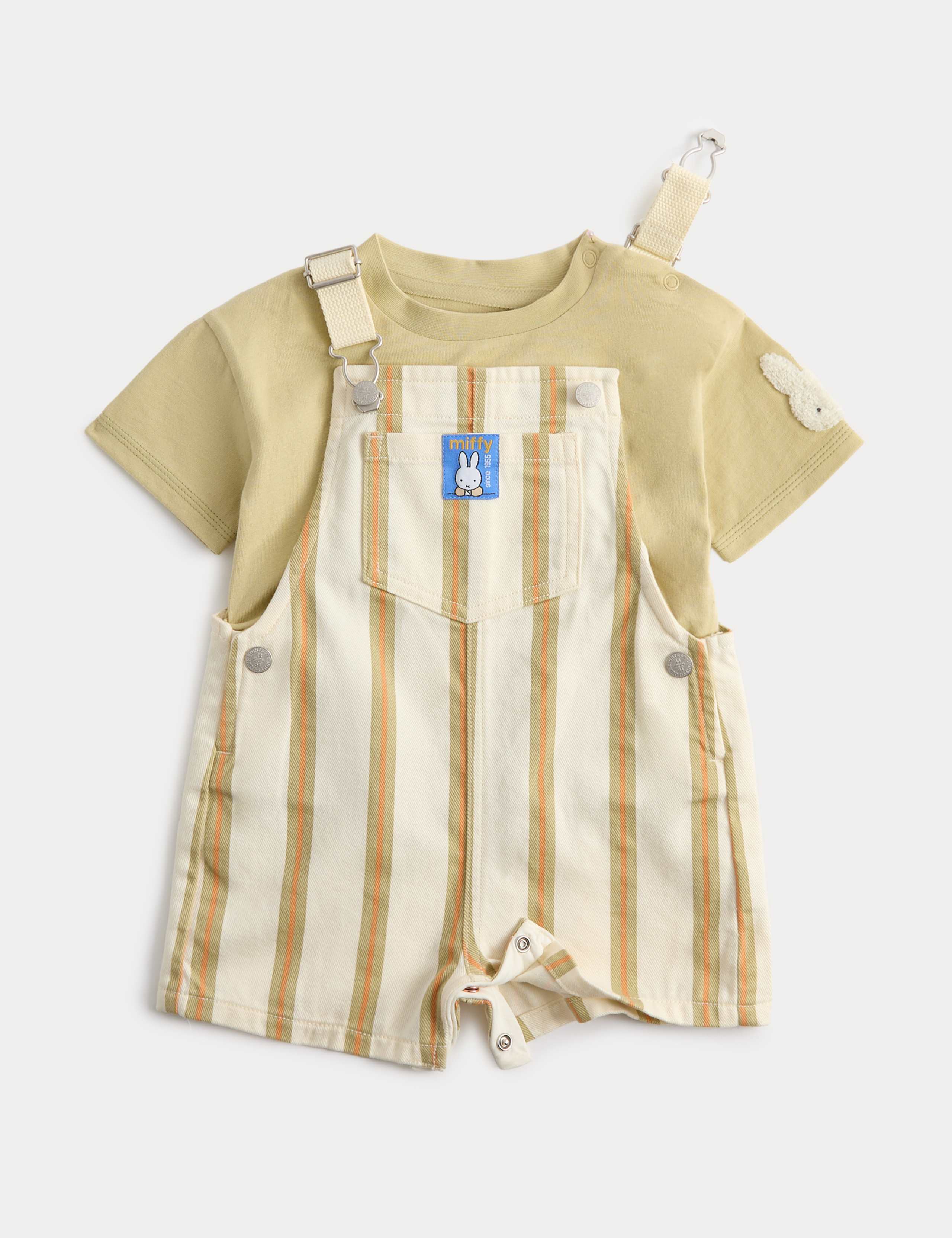 2 Piece Miffy™ Bib Short and Top Outfit (0-3 Yrs) 1 of 3