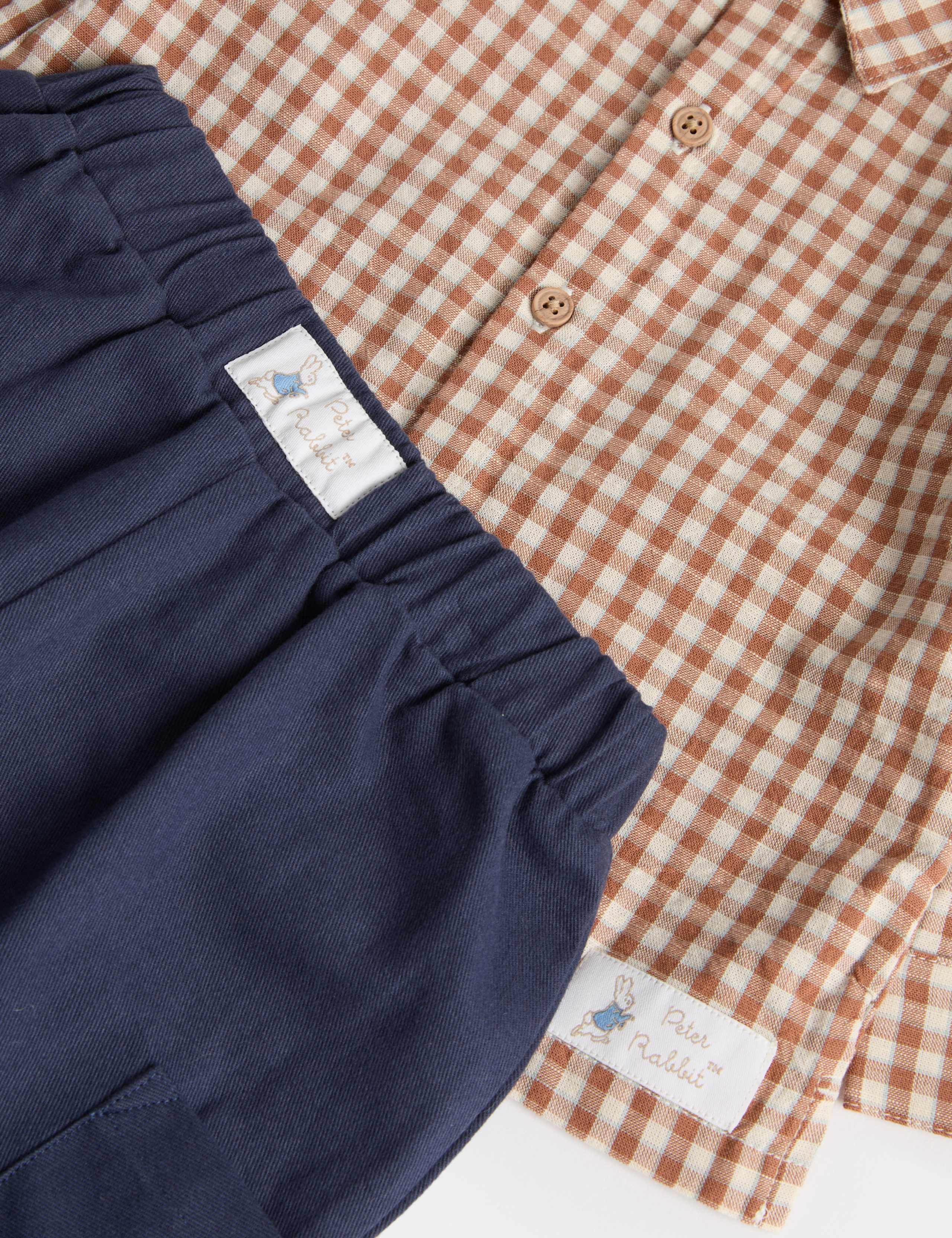 2 Piece Pure Cotton Peter Rabbit™ Outfit (0-3 Yrs) 2 of 2