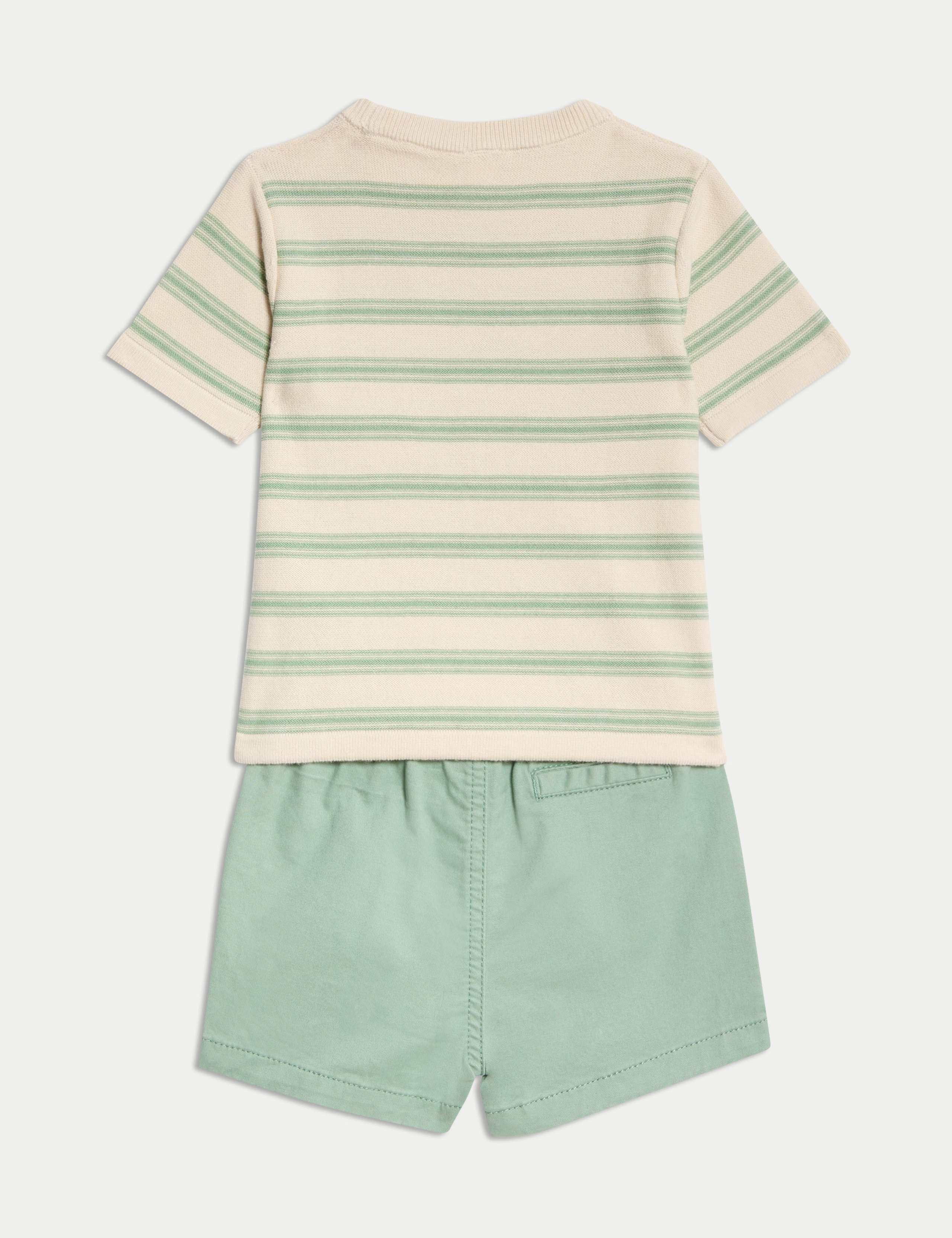 2pc Cotton Rich Top & Bottom Outfit (0-3 Yrs) 2 of 6