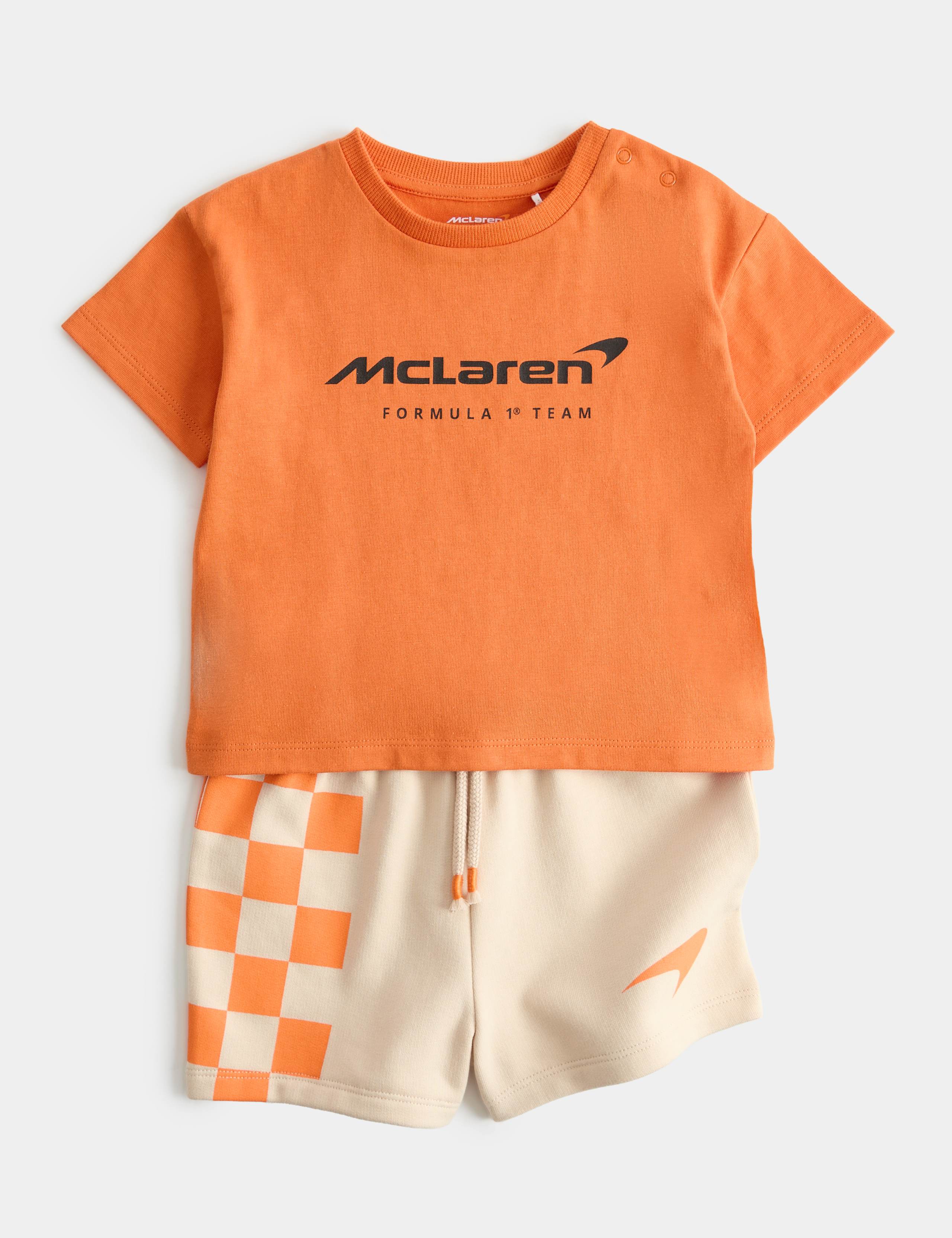 2 Piece McLaren Shorts & T-Shirt Outfit (0-3 Yrs) 1 of 4