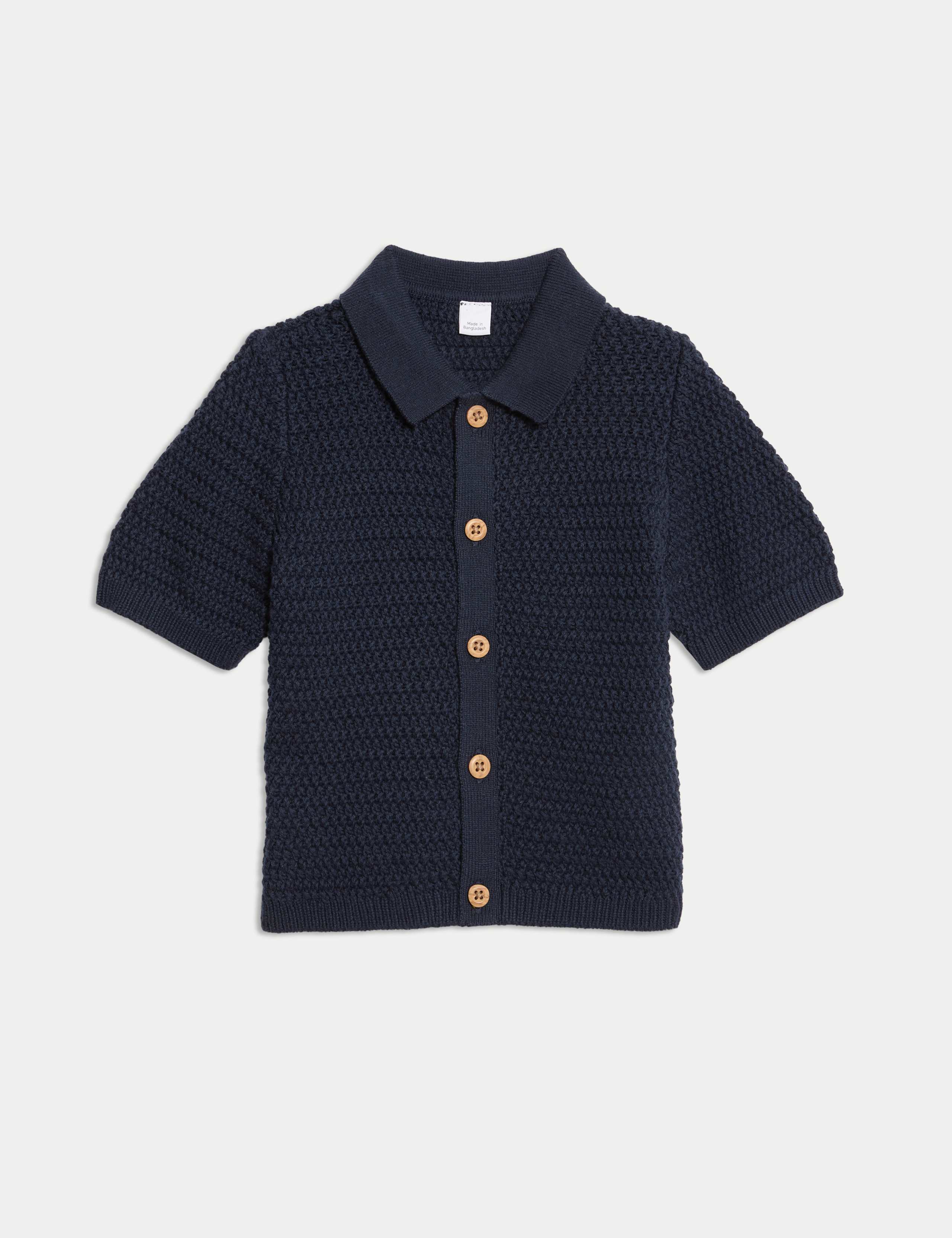 2pc Knitted Shirt And Shorts Outfit (0-3 Yrs) 3 of 6
