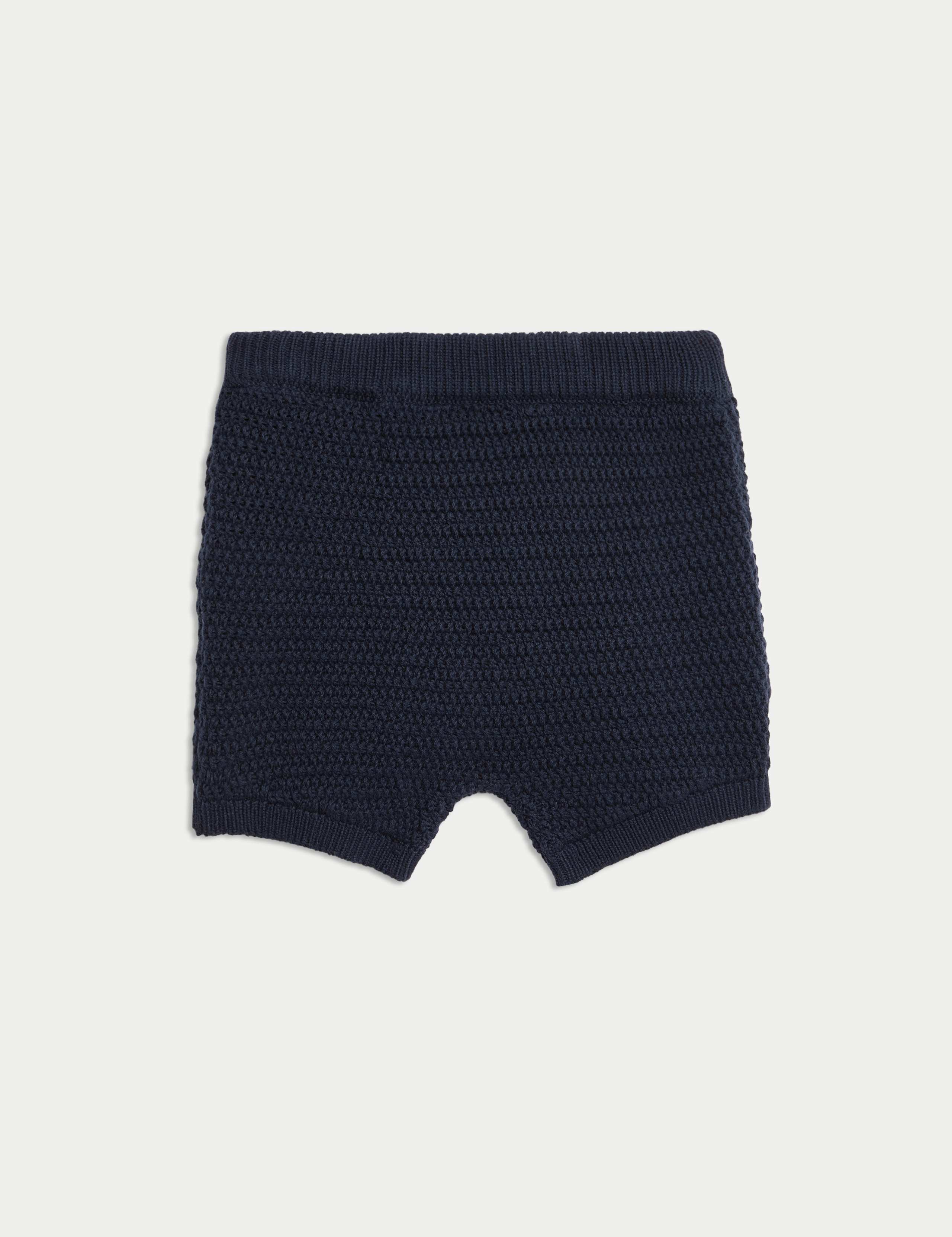 2pc Knitted Shirt And Shorts Outfit (0-3 Yrs) 4 of 6