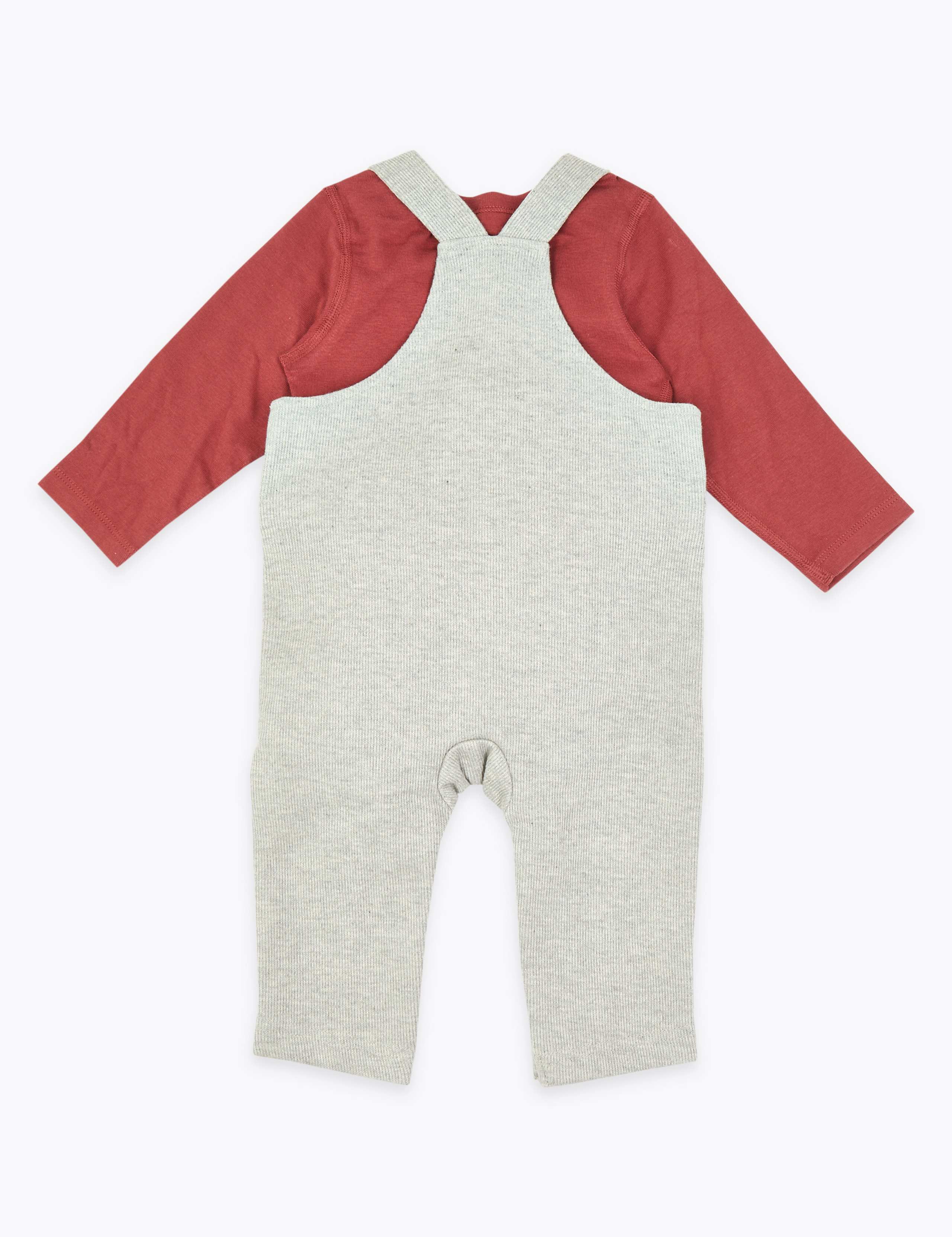 2 Piece Cotton Dinosaur Print Outfit 3 of 7