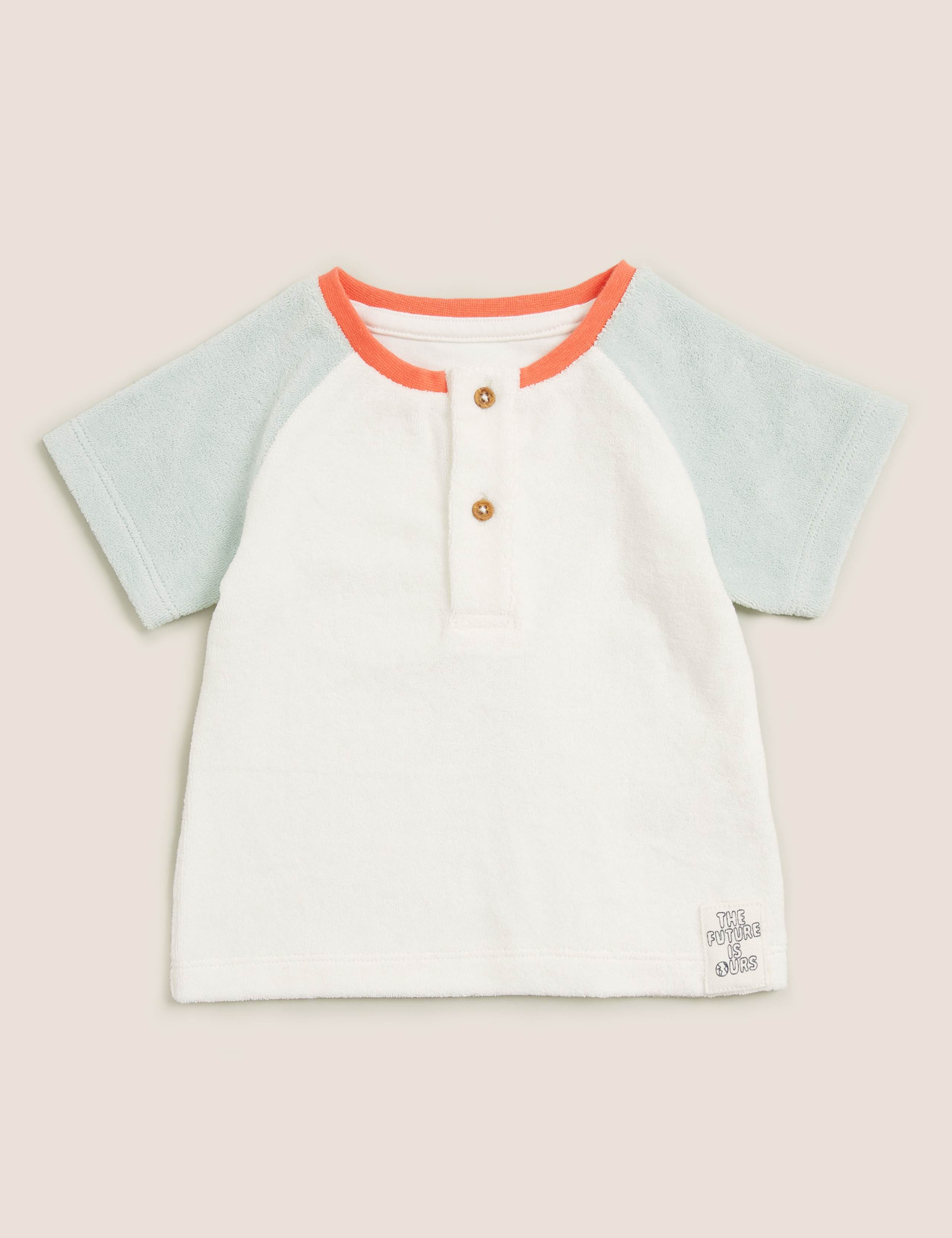 2pk Cotton Raglan Tops (0-3 Yrs) 3 of 5