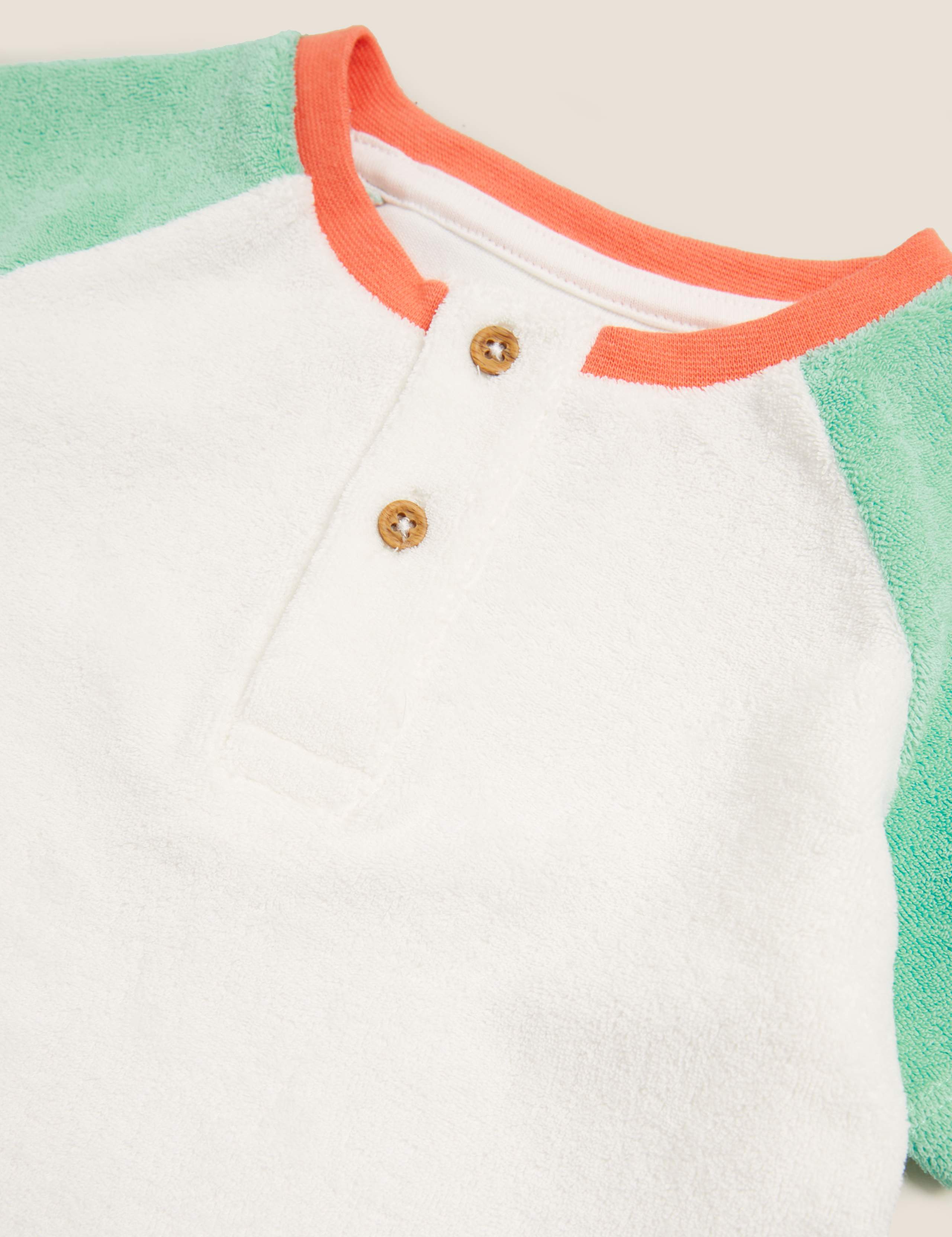 2pk Cotton Raglan Tops (0-3 Yrs) 5 of 5