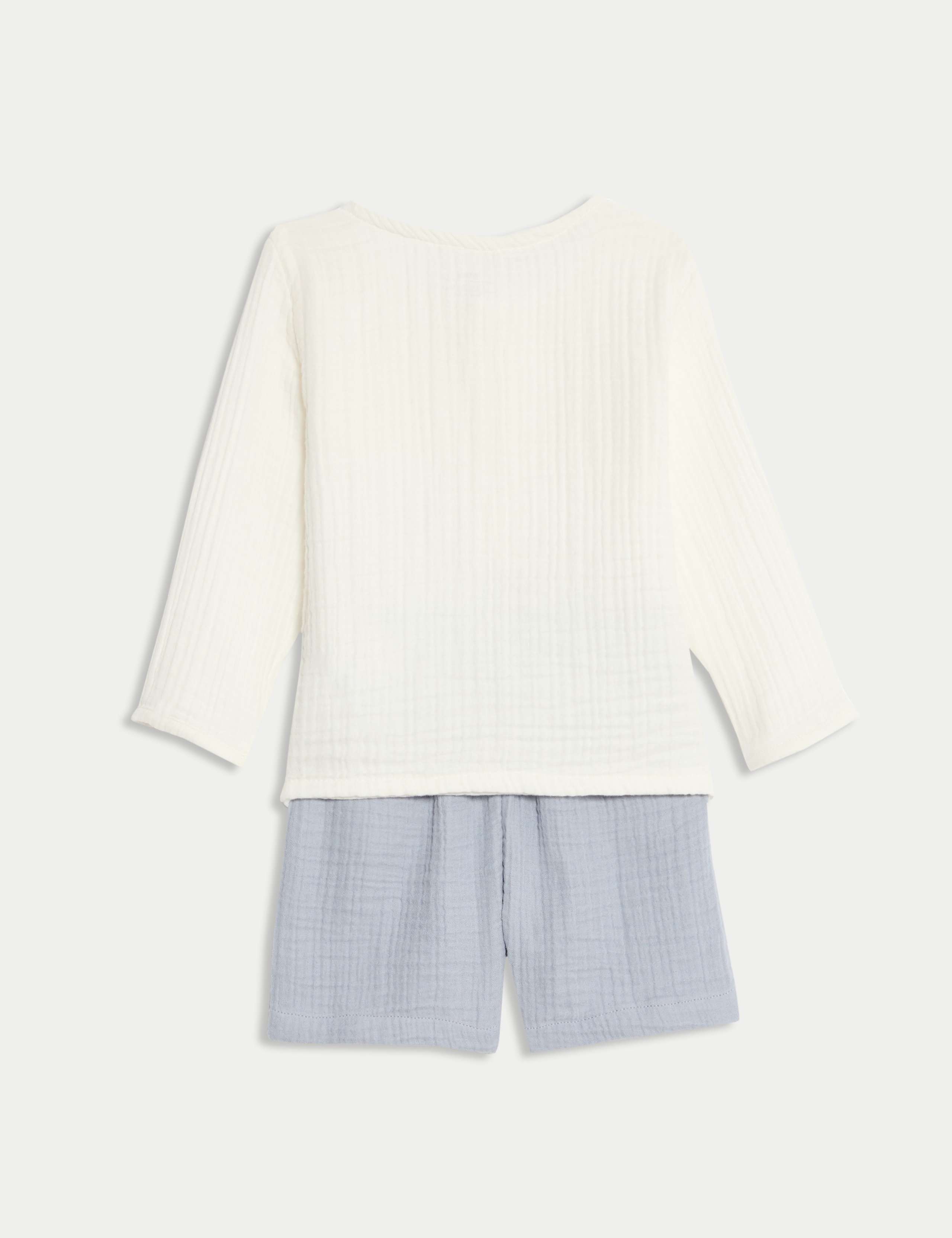 2pc Pure Cotton Top & Shorts Outfit (0-3 Yrs) 2 of 6
