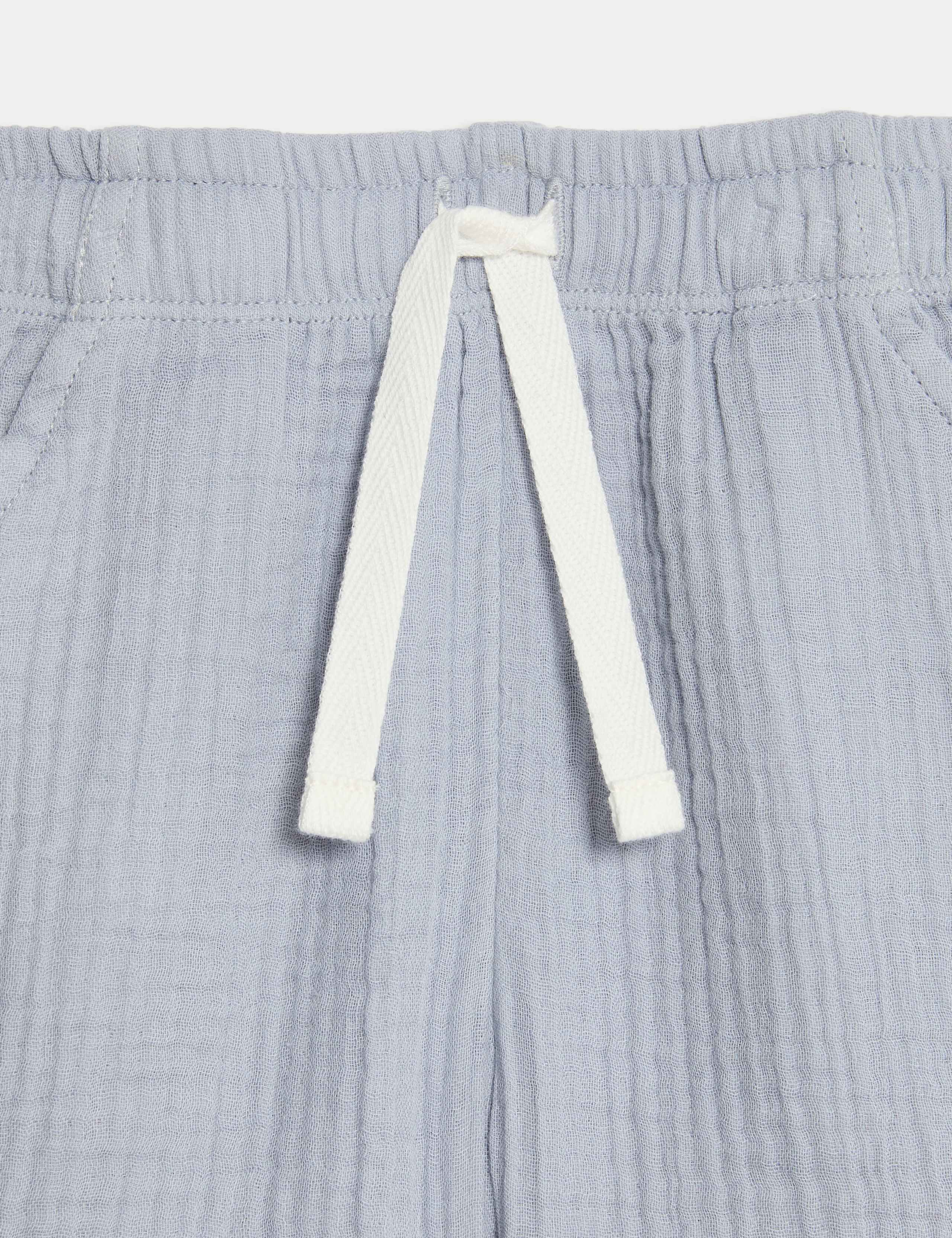 2pc Pure Cotton Top & Shorts Outfit (0-3 Yrs) 6 of 6