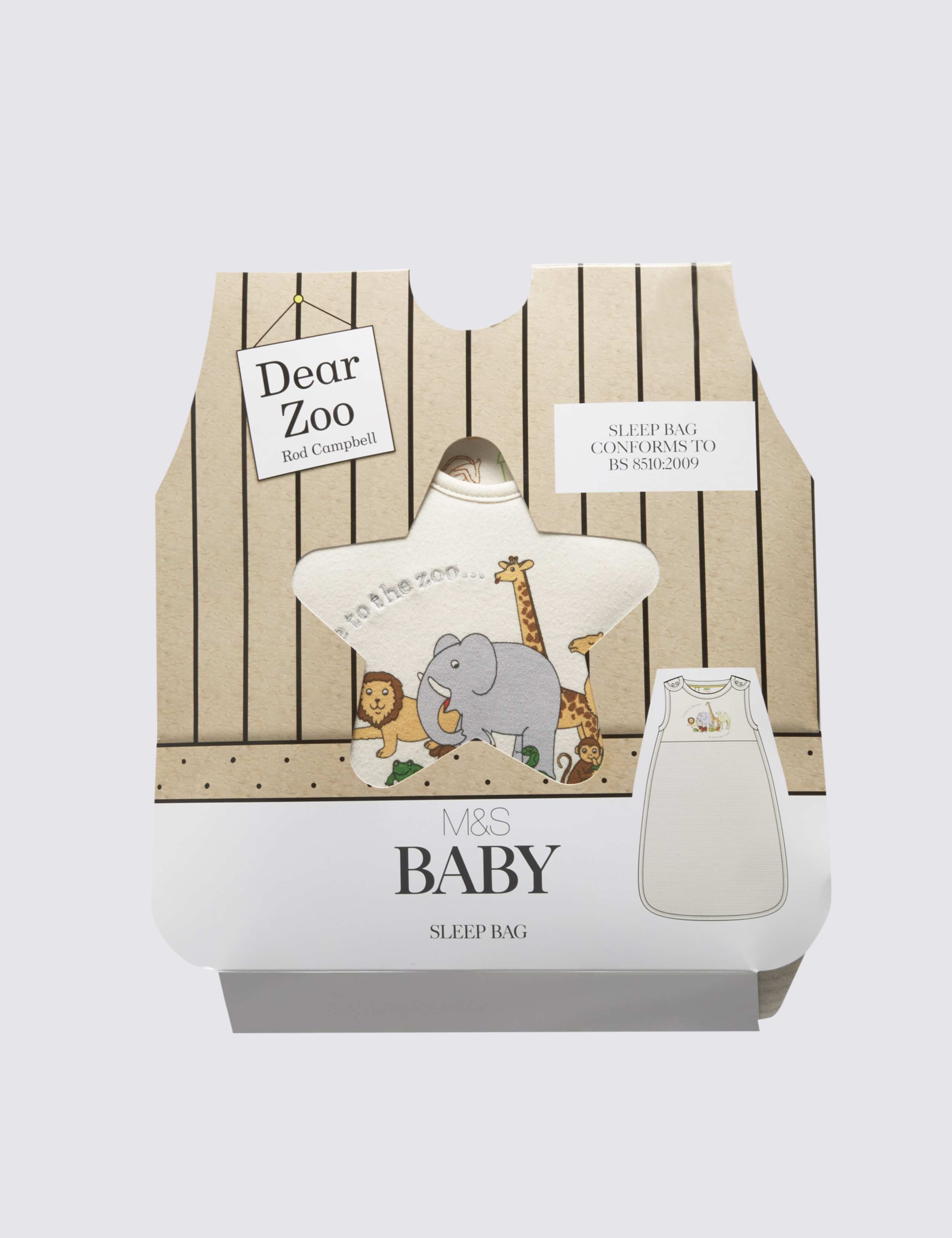 Dear Zoo 2.4 Tog Sleeping Bag 1 of 4