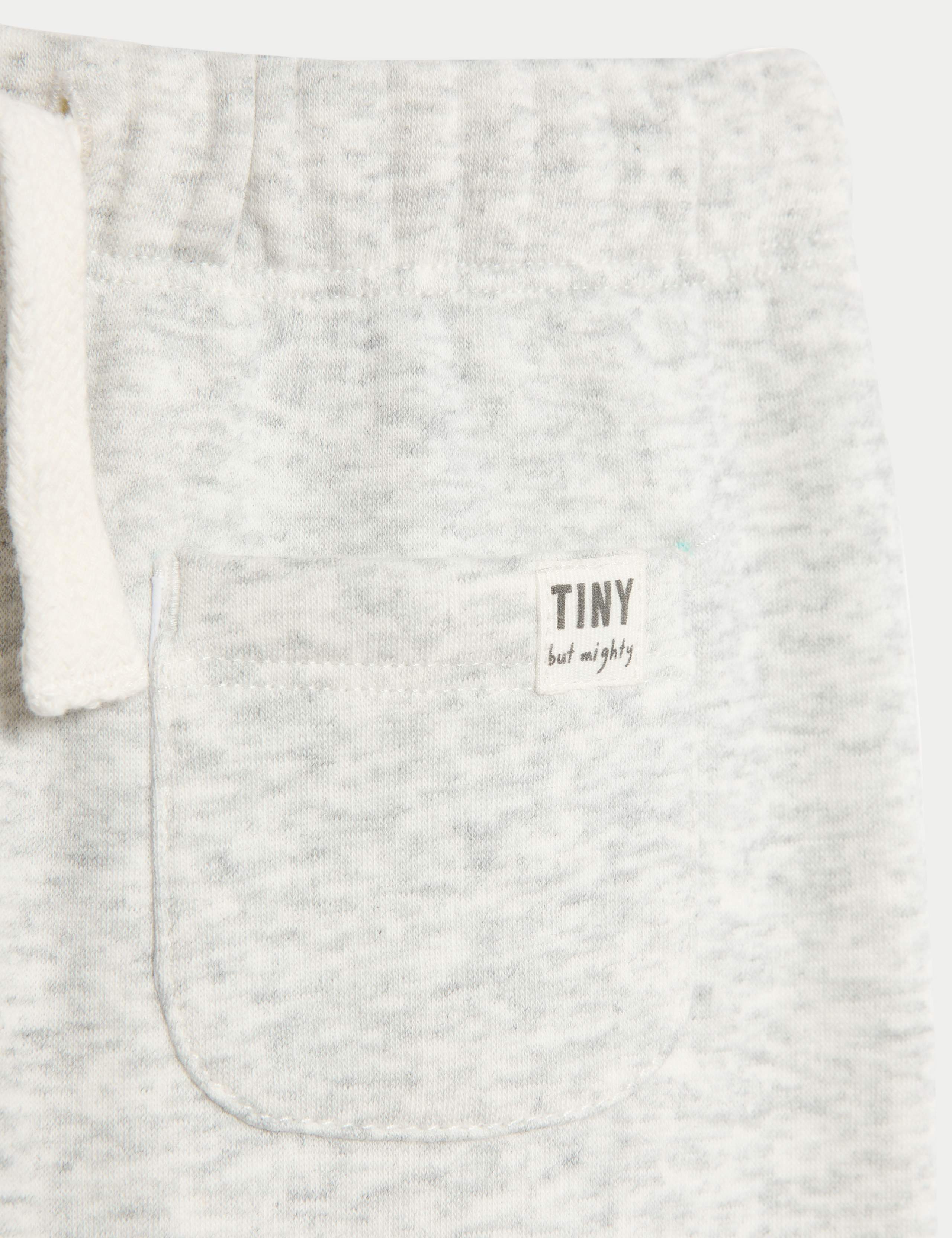 Cotton Blend Fleece Lined Joggers (0-3 Yrs) 3 of 3