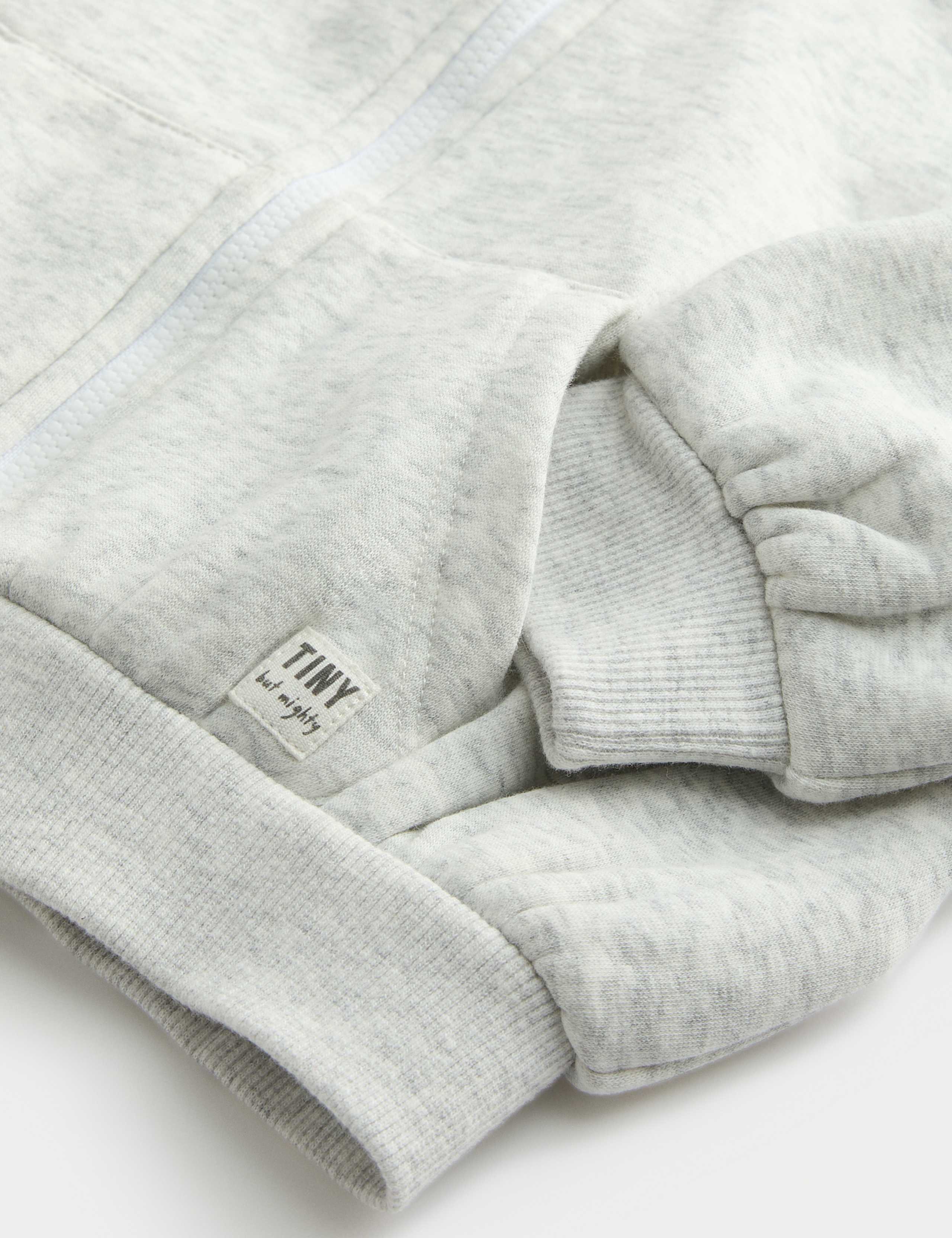 Fleece Lined Zip Up Hoodie (0-3 Yrs) 3 of 3