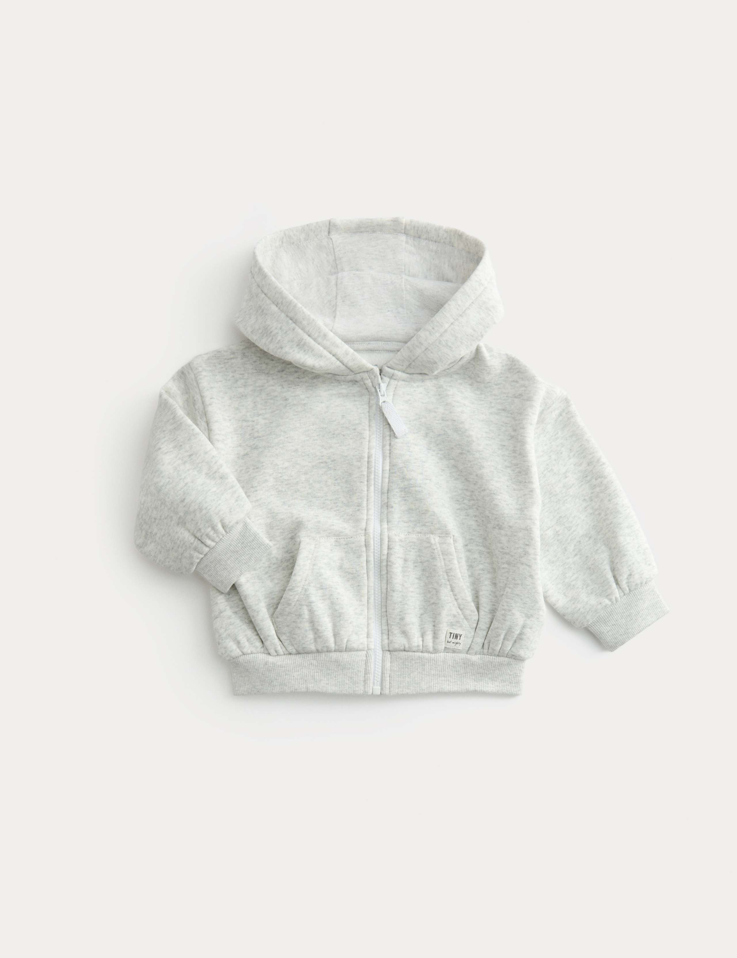 Fleece Lined Zip Up Hoodie (0-3 Yrs) 1 of 3