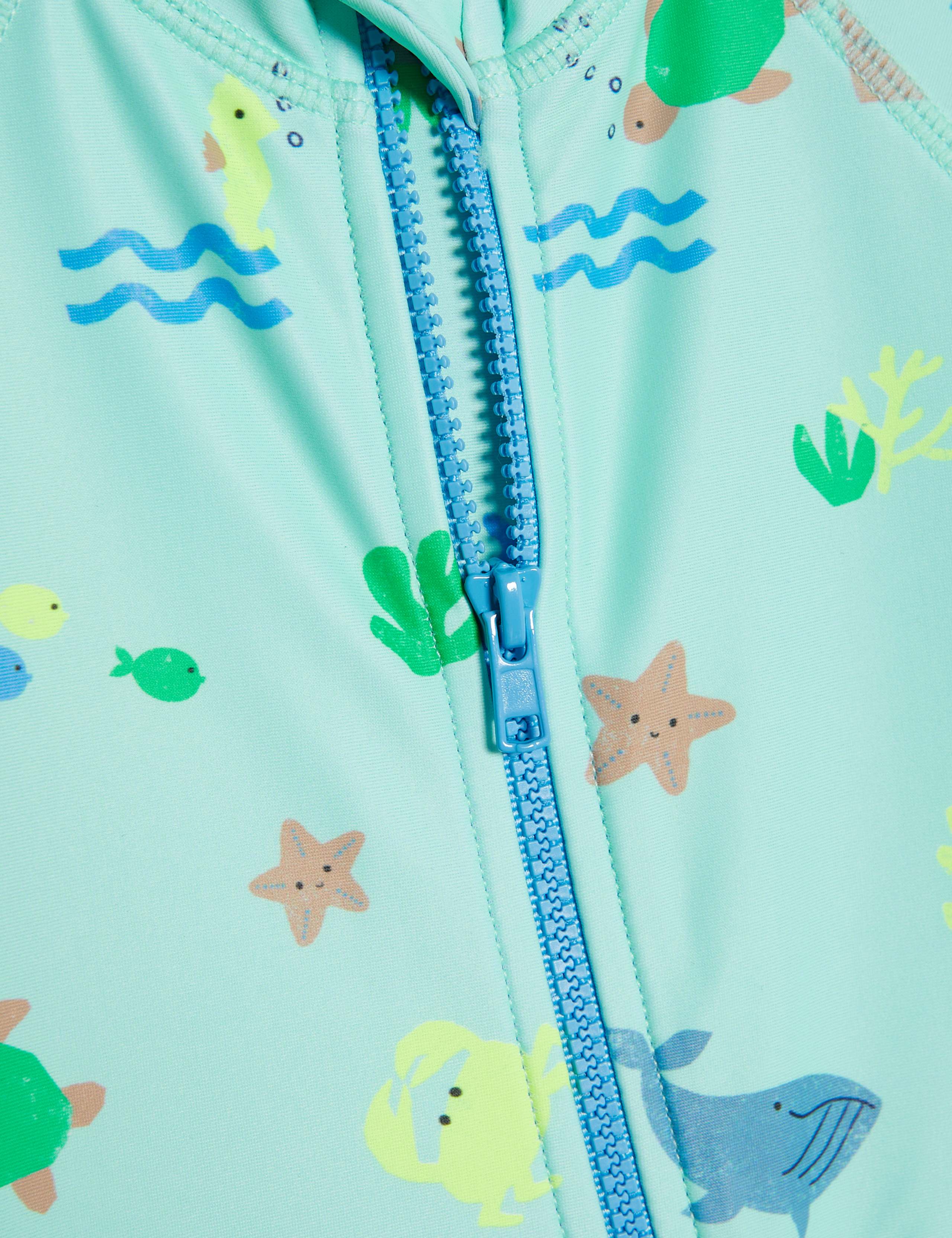 2pc Sealife Zip Through Swim Set (0-3 Yrs) 4 of 4