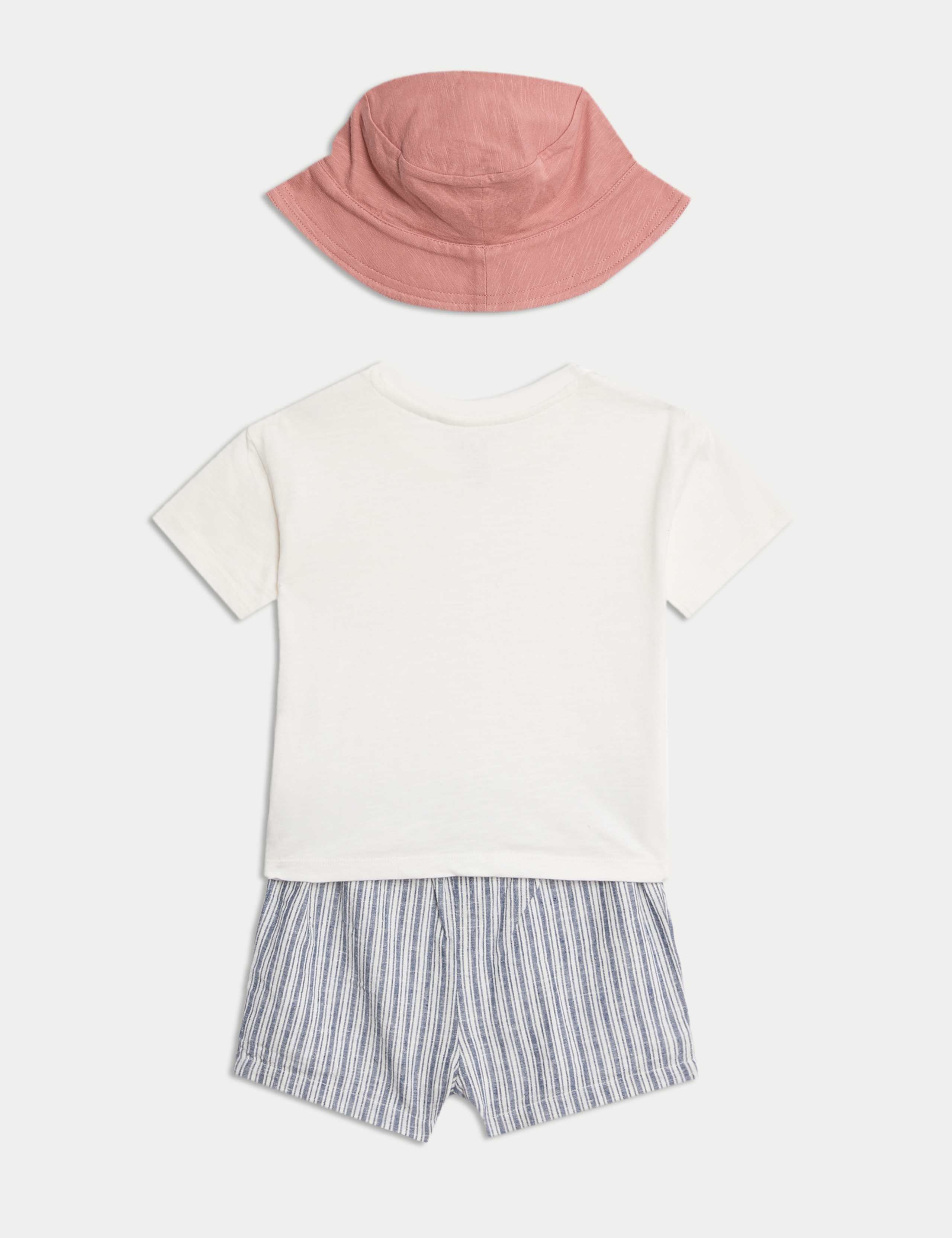 3pc Cotton Rich Peter Rabbit™ Shorts Outfit (0-3 Yrs) 2 of 7