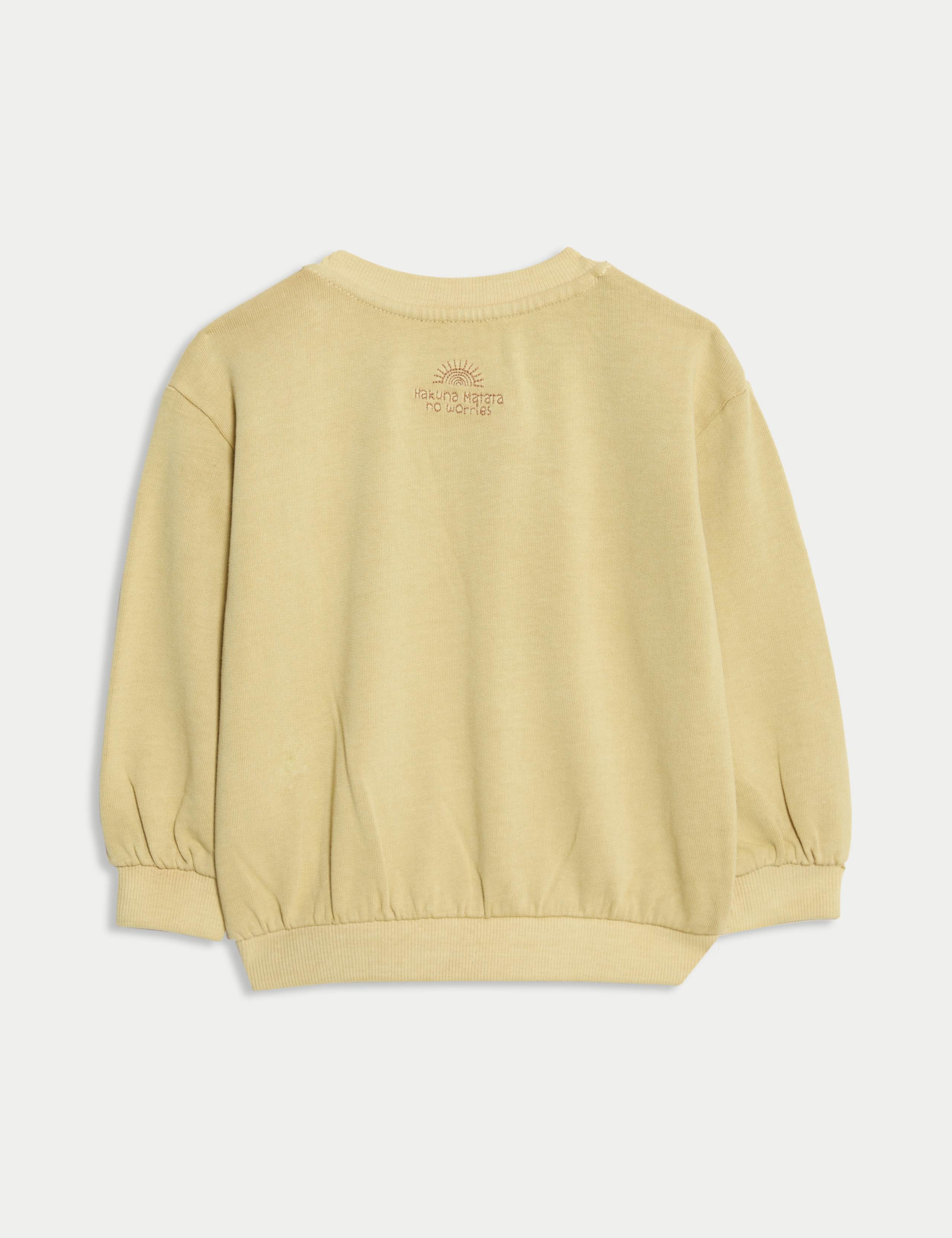 Pure Cotton Lion King™ Sweatshirt (0-36 Mths) 2 of 3