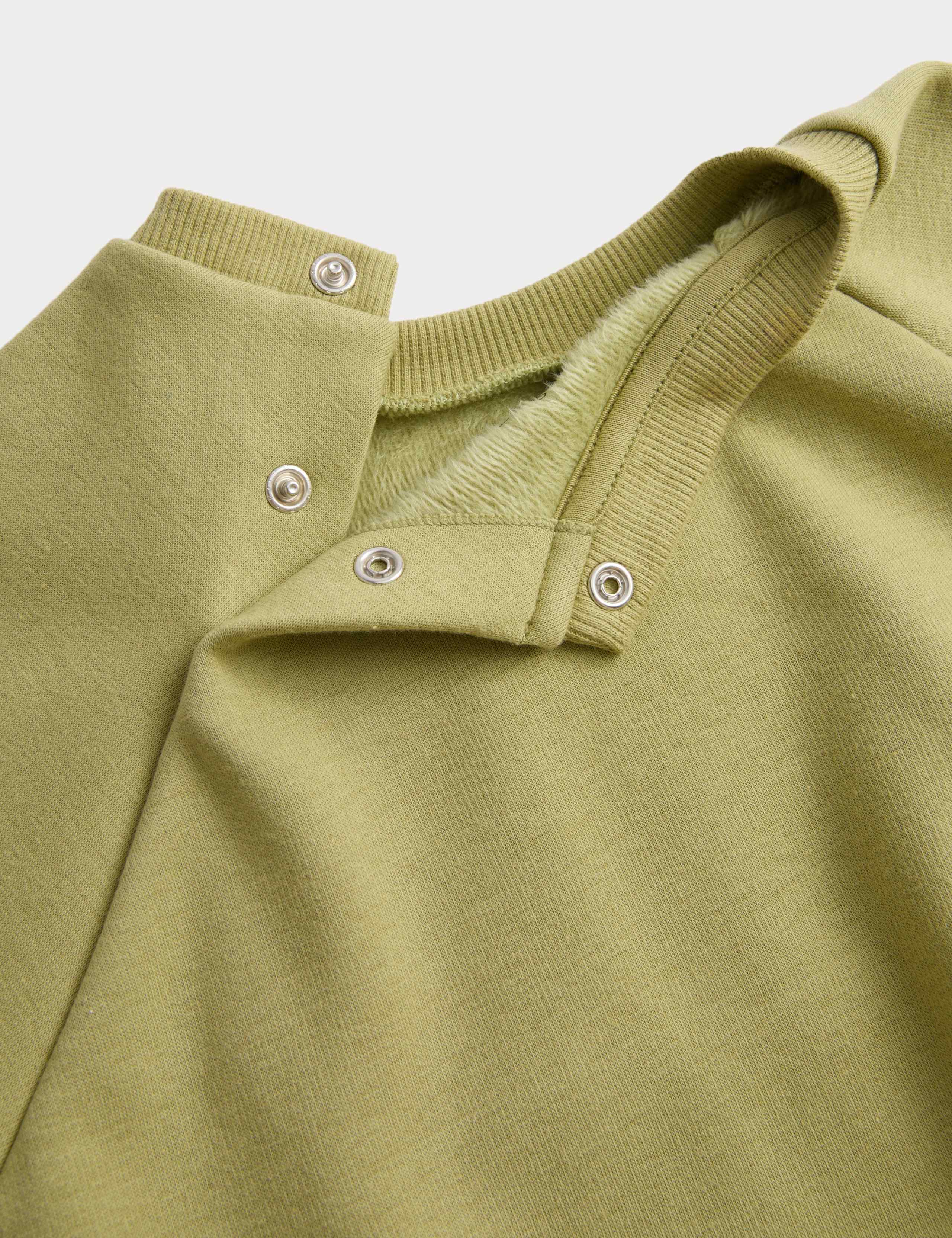 Cotton Blend Fleece Lined Sweatshirt (0-3 Yrs) 2 of 3