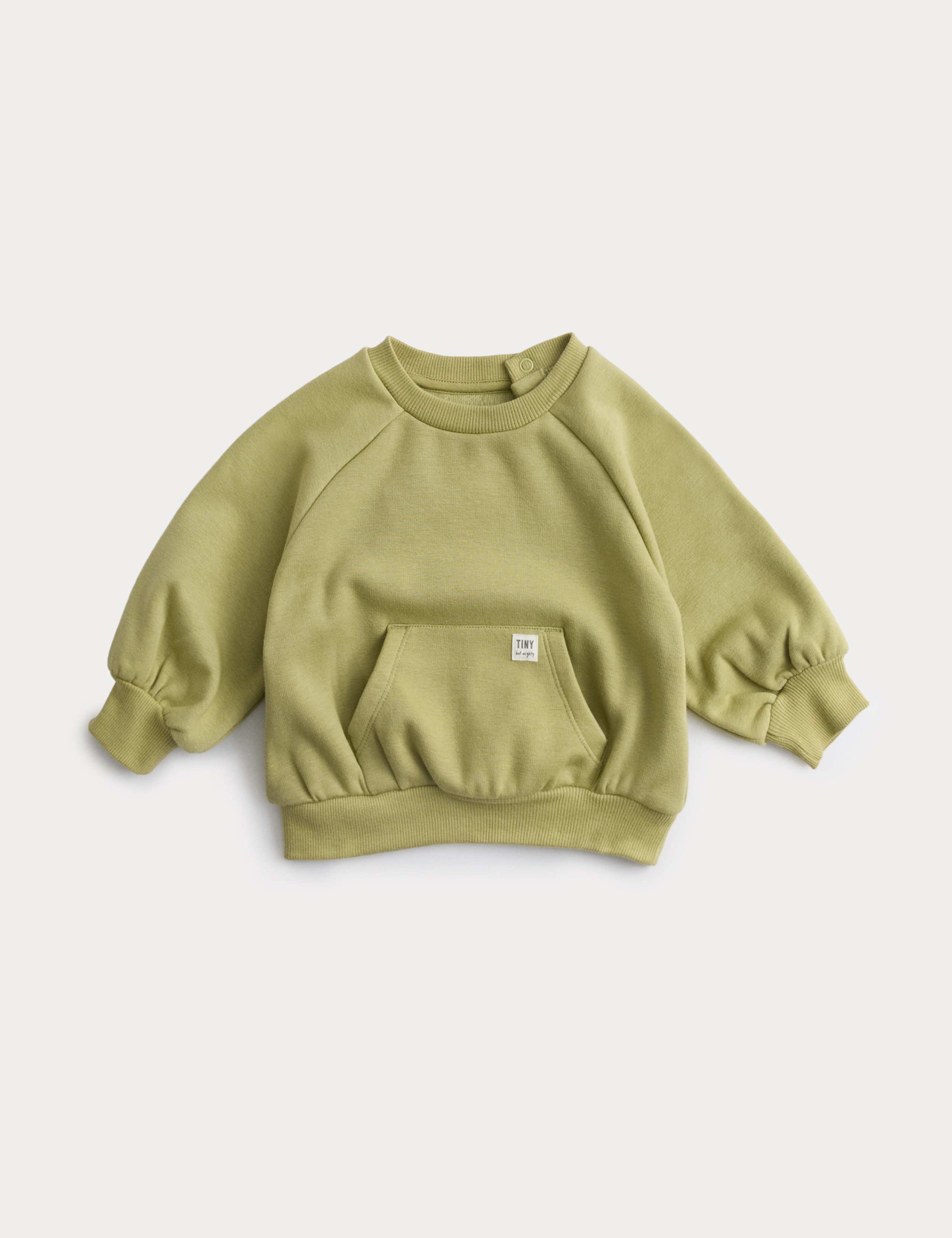 Cotton Blend Fleece Lined Sweatshirt (0-3 Yrs) 1 of 3