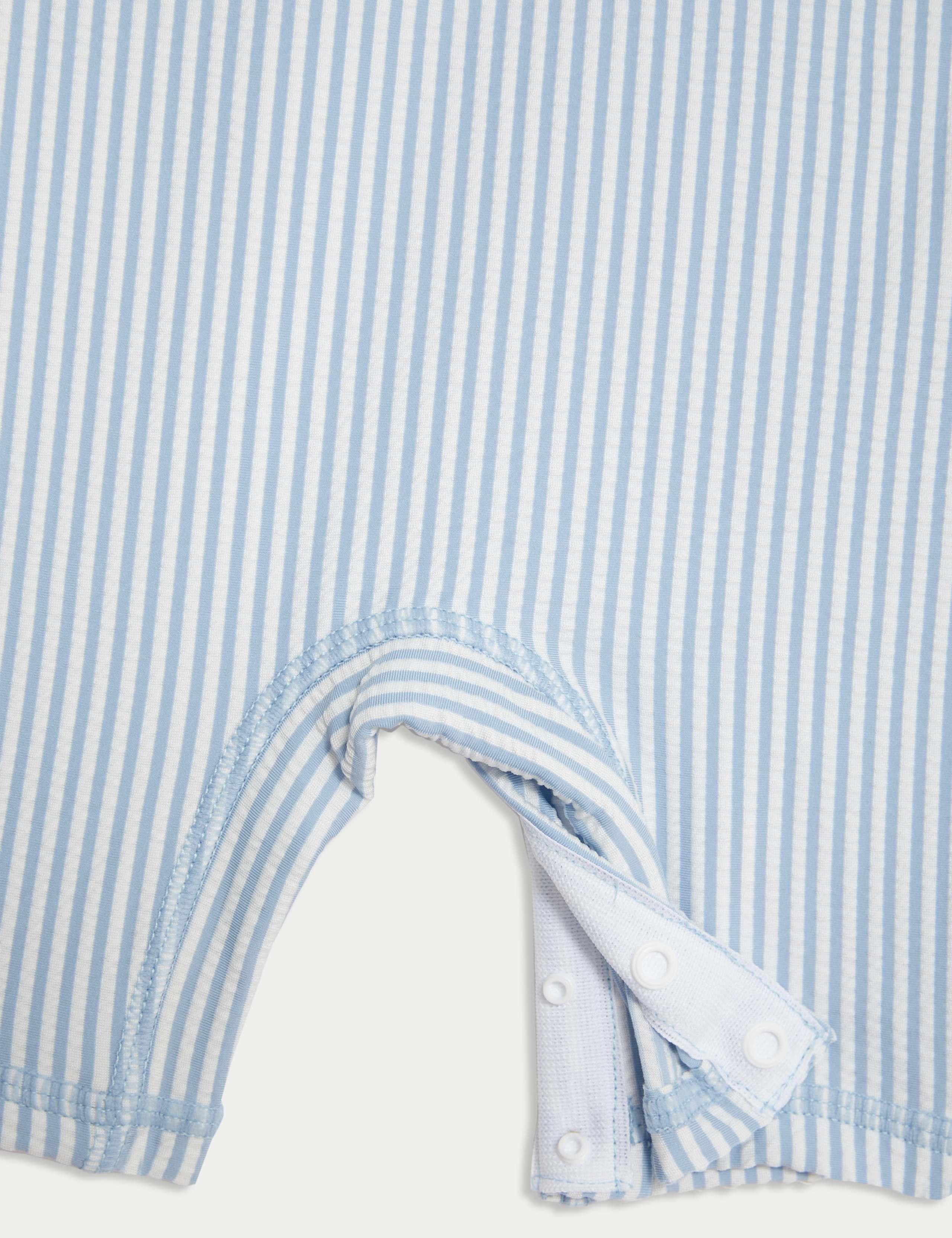 Striped Long Sleeve Swim All In One (0-3 Yrs) 3 of 3