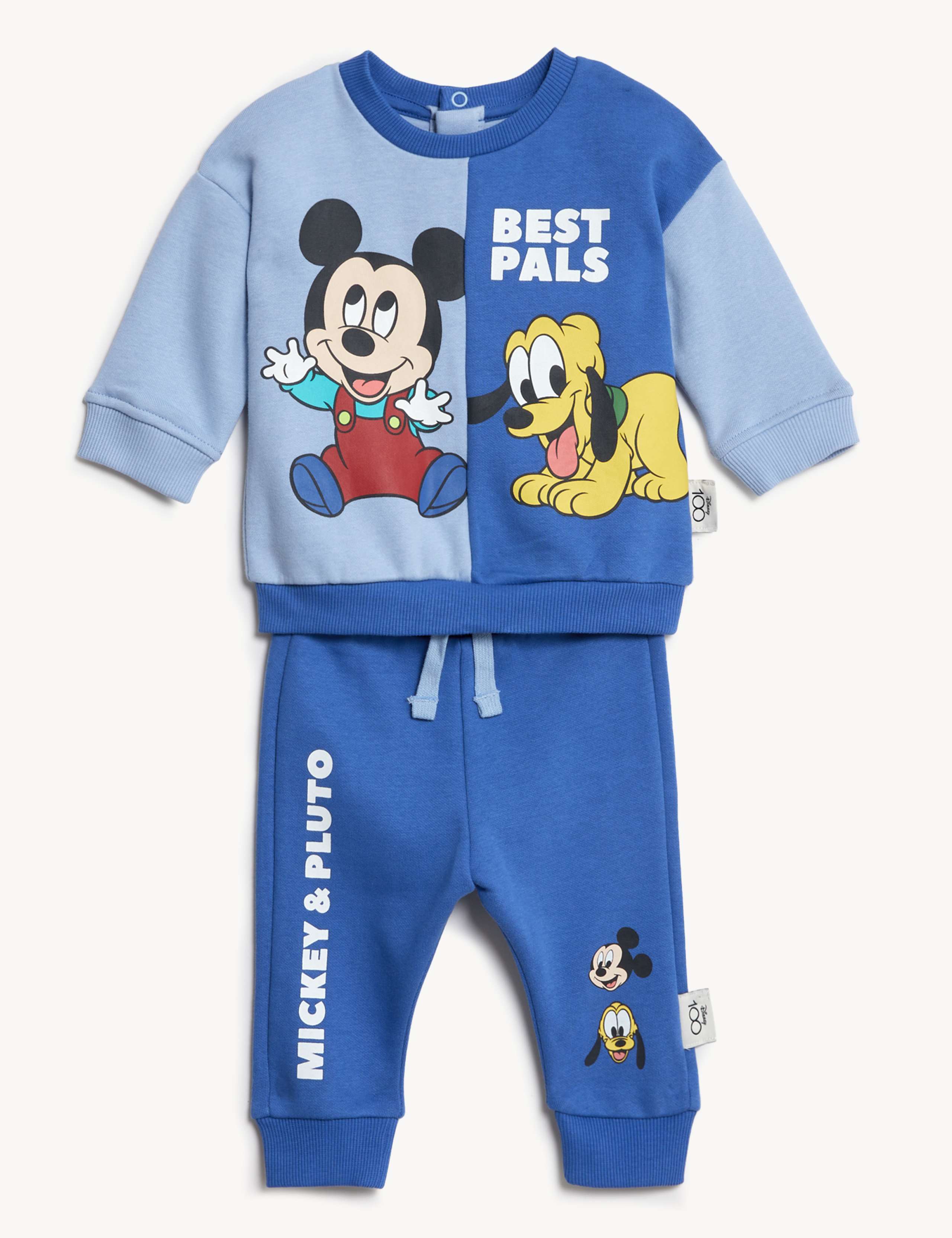 2pc Cotton Rich Mickey Mouse™ Outfit (0-3 Yrs) 1 of 6