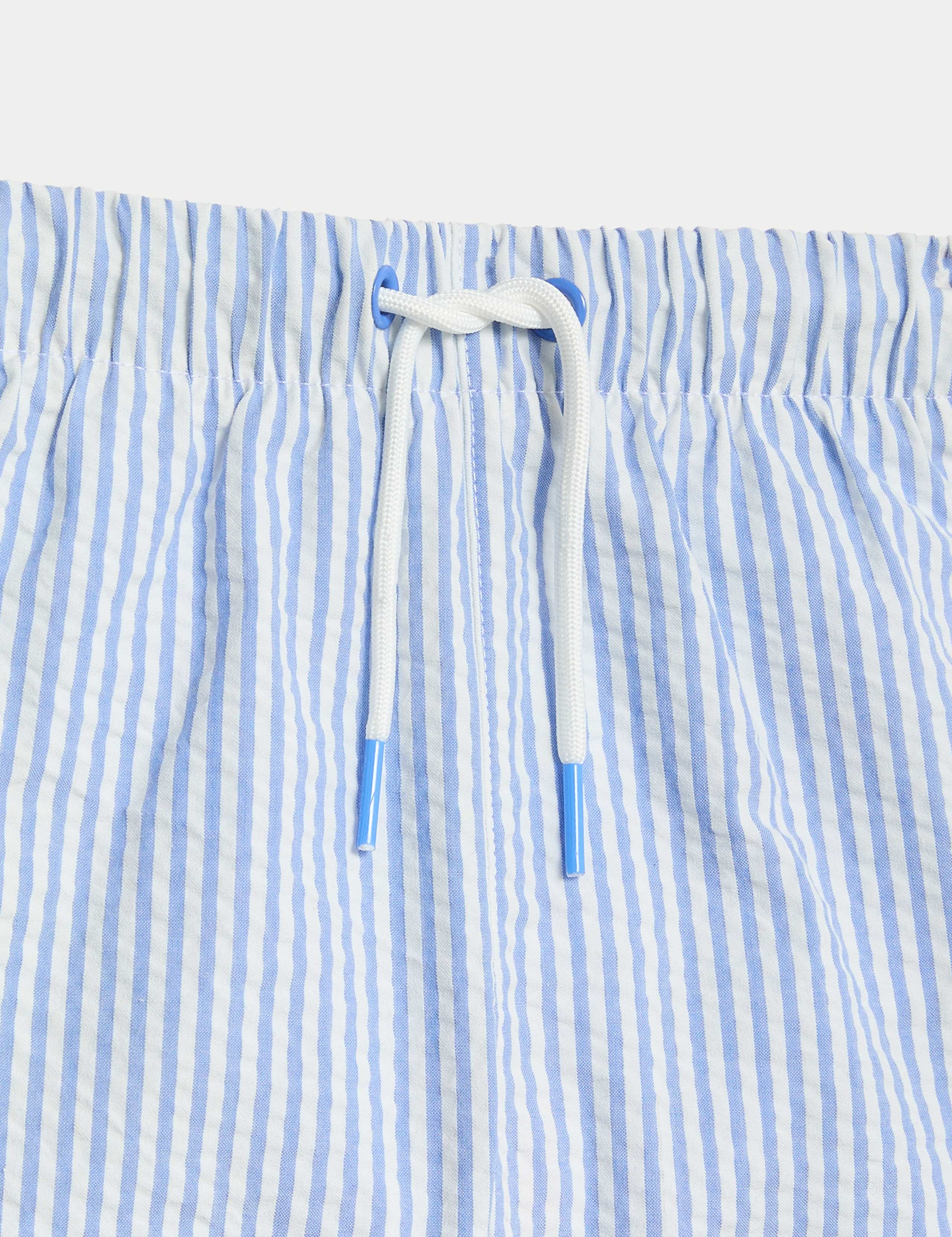 Seersucker Striped Swim Shorts (0 - 6 Yrs) 3 of 3