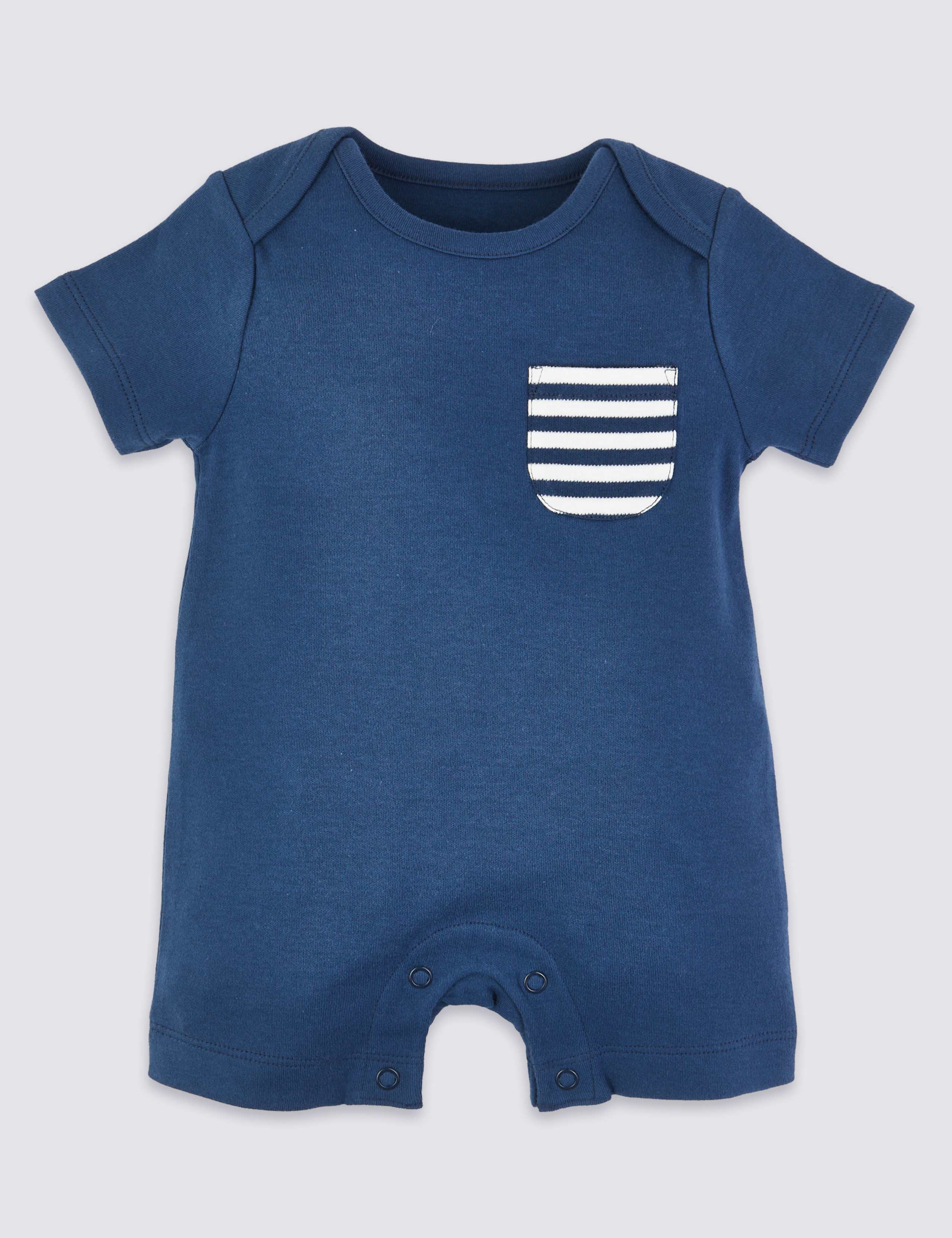 4 Pack Pure Cotton Rompers 3 of 7