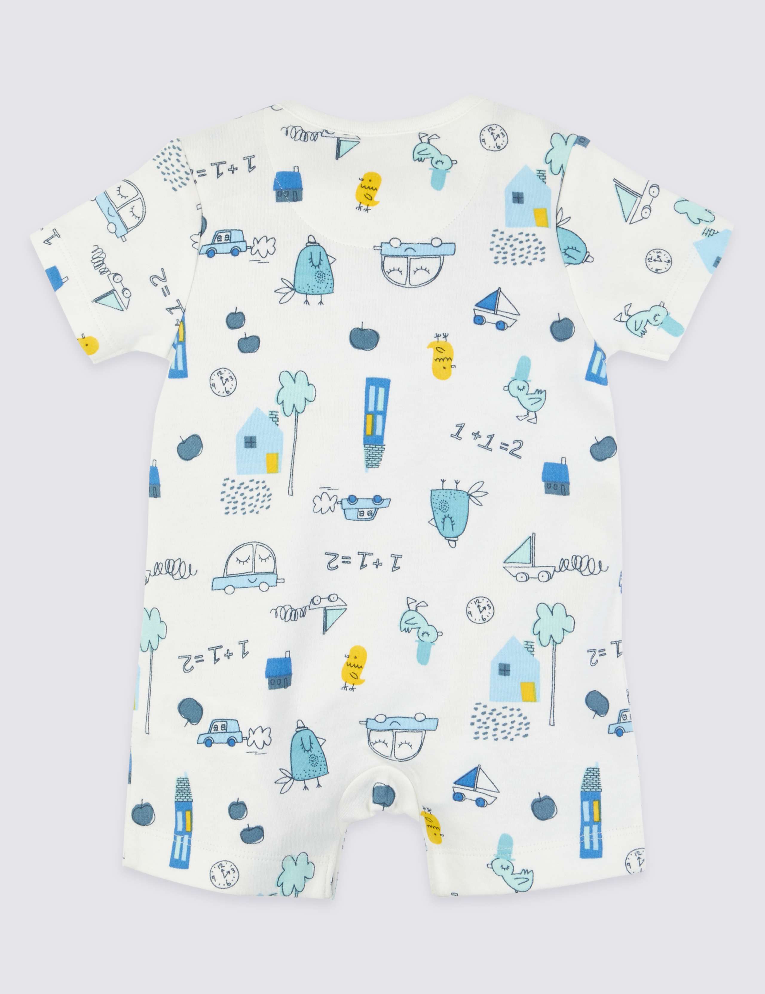 4 Pack Pure Cotton Rompers 6 of 7
