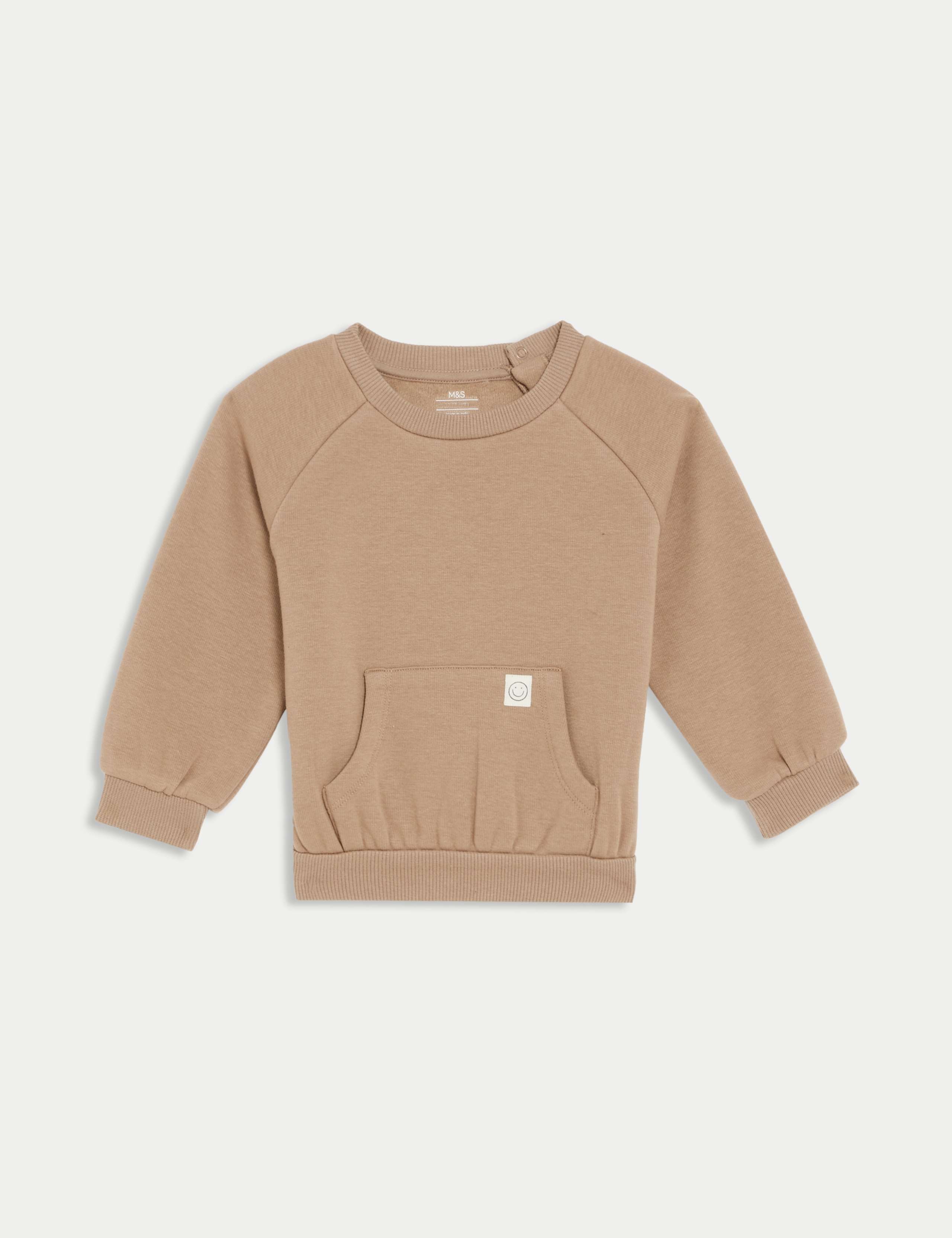 Cotton Blend Sweatshirt (0-3 Yrs) 1 of 3