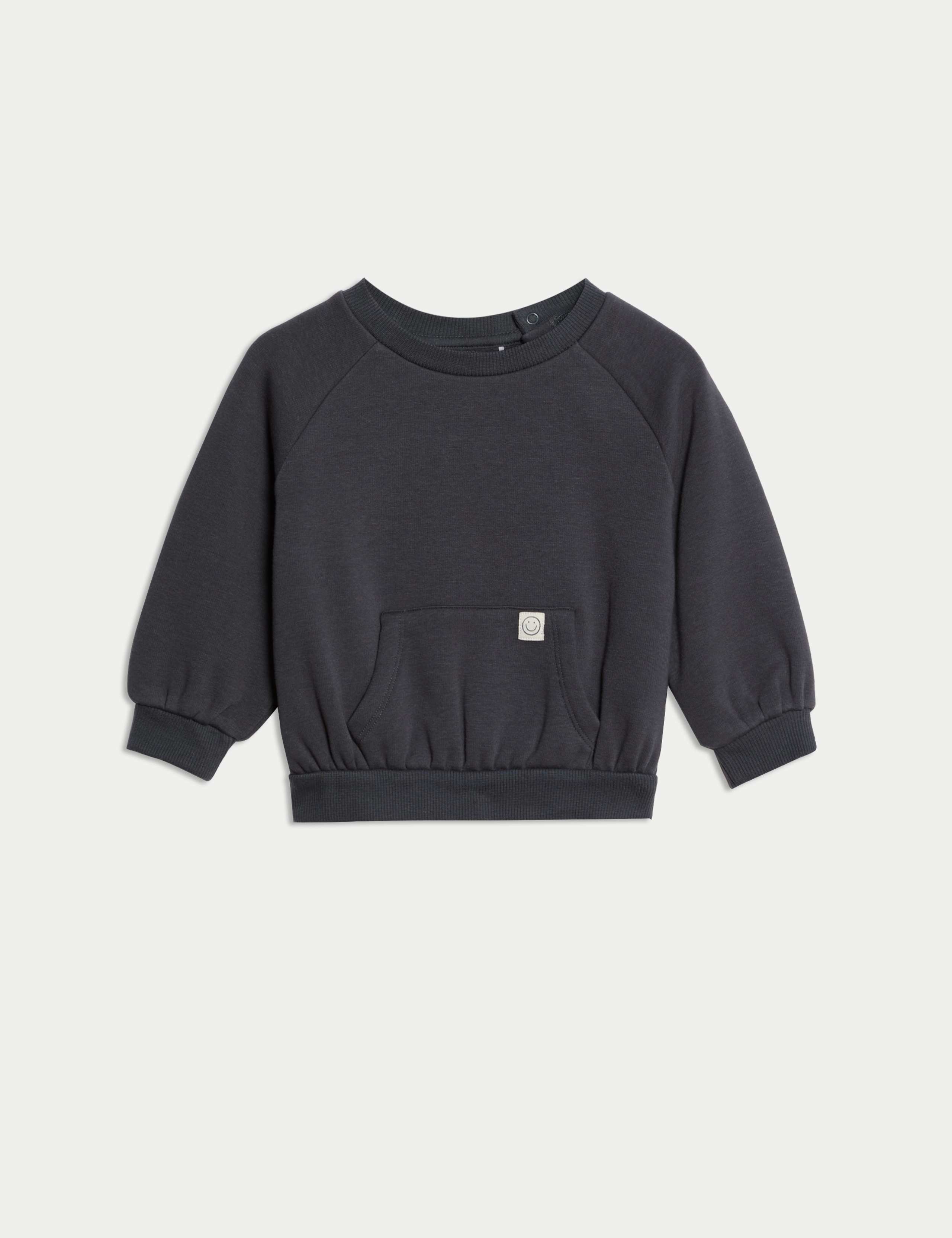 Cotton Blend Sweatshirt (0-3 Yrs) 1 of 3