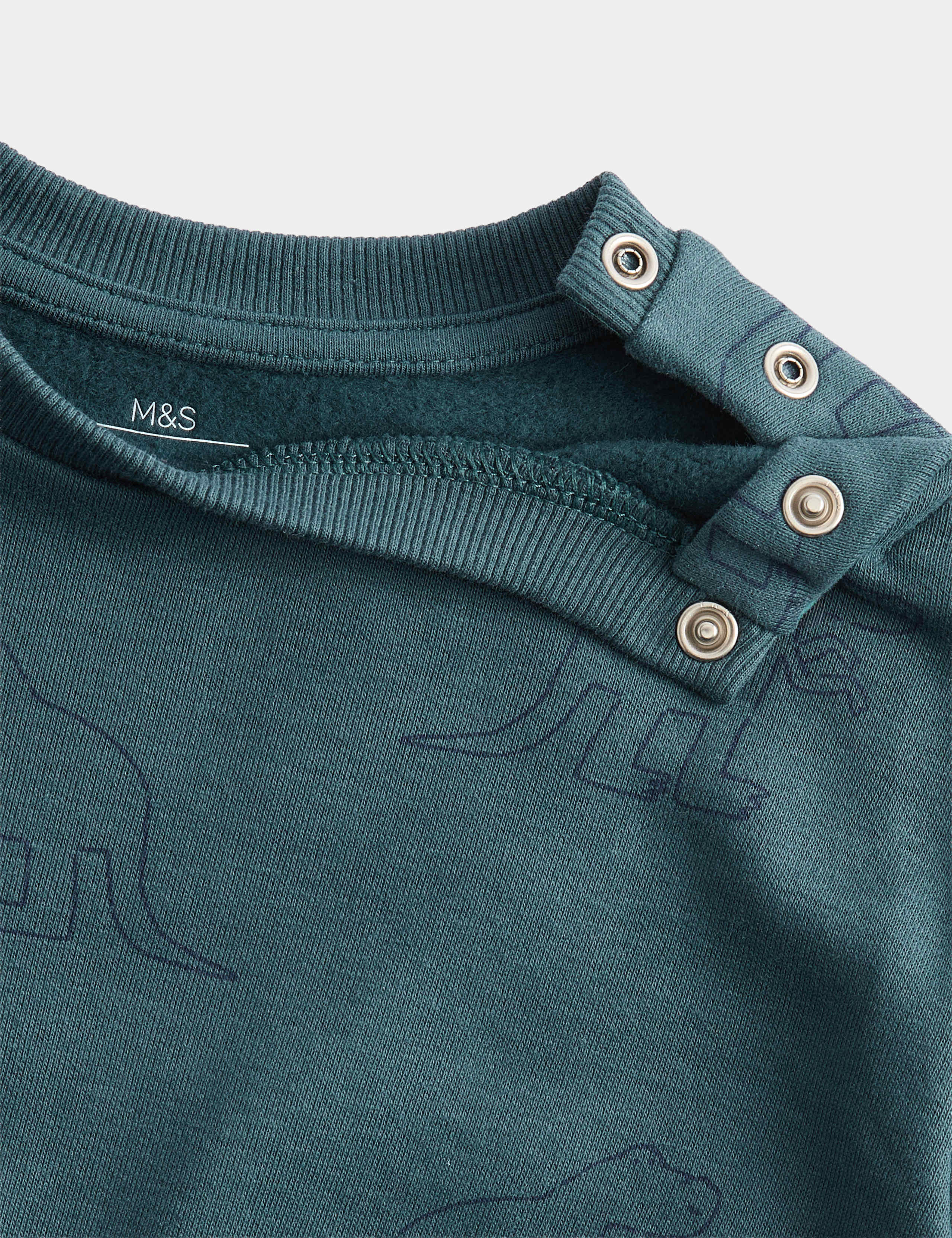 2 Piece Dino Sweat Outfit (0-5 Yrs) 3 of 3