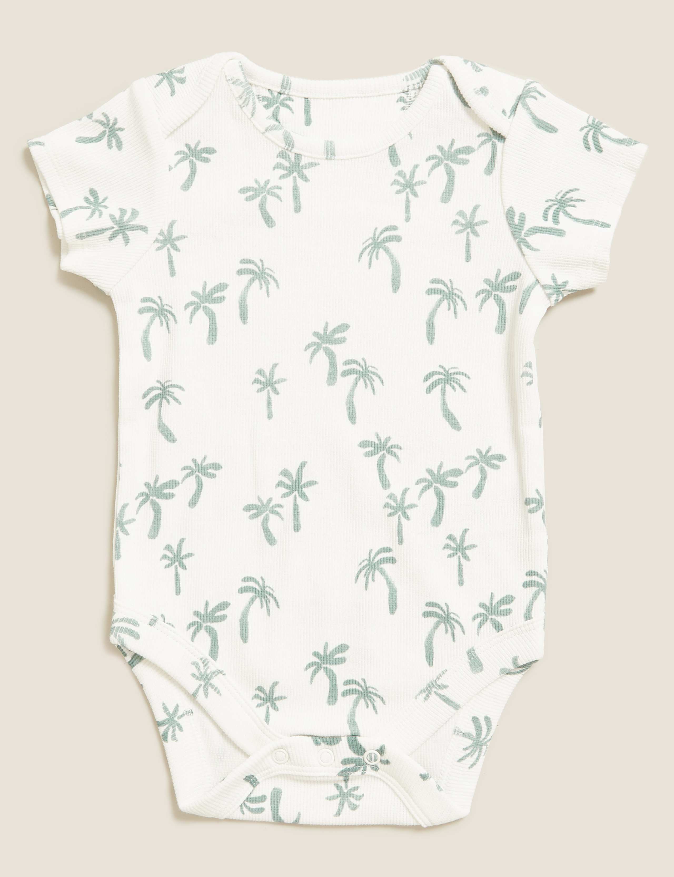 2pc Cotton Palm Tree Print Outfit (7lbs-12 Mths ) 4 of 5