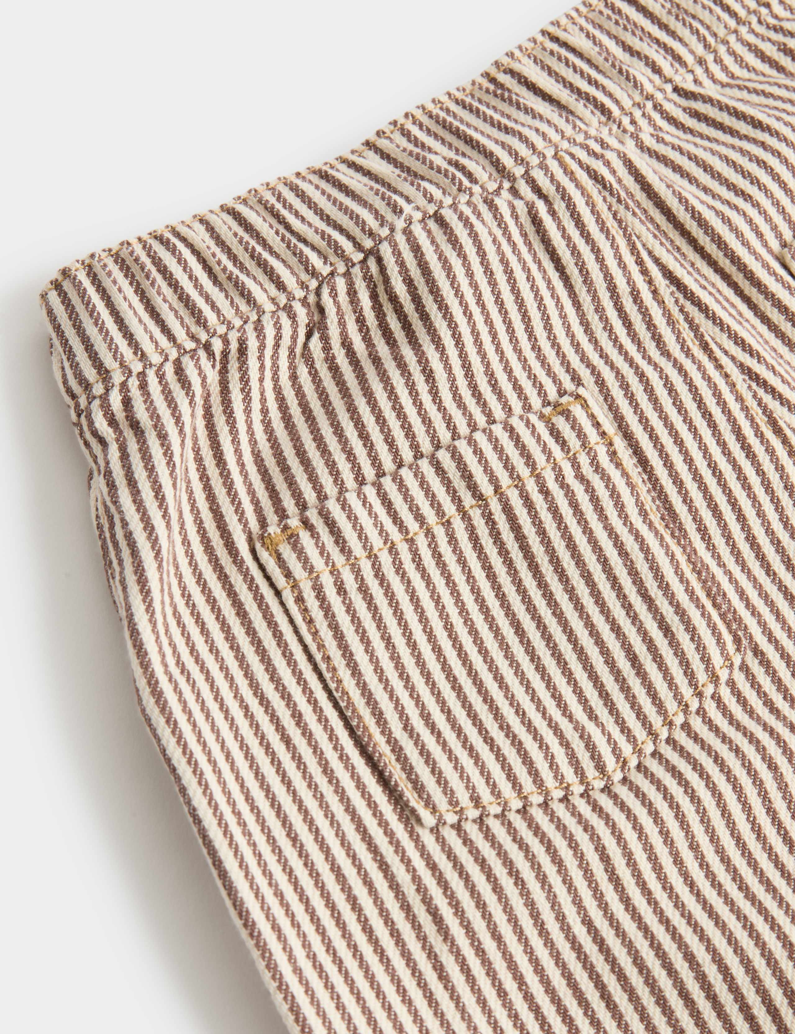 Pure Cotton Ticking Stripe Trousers (0-5 Yrs) 2 of 2