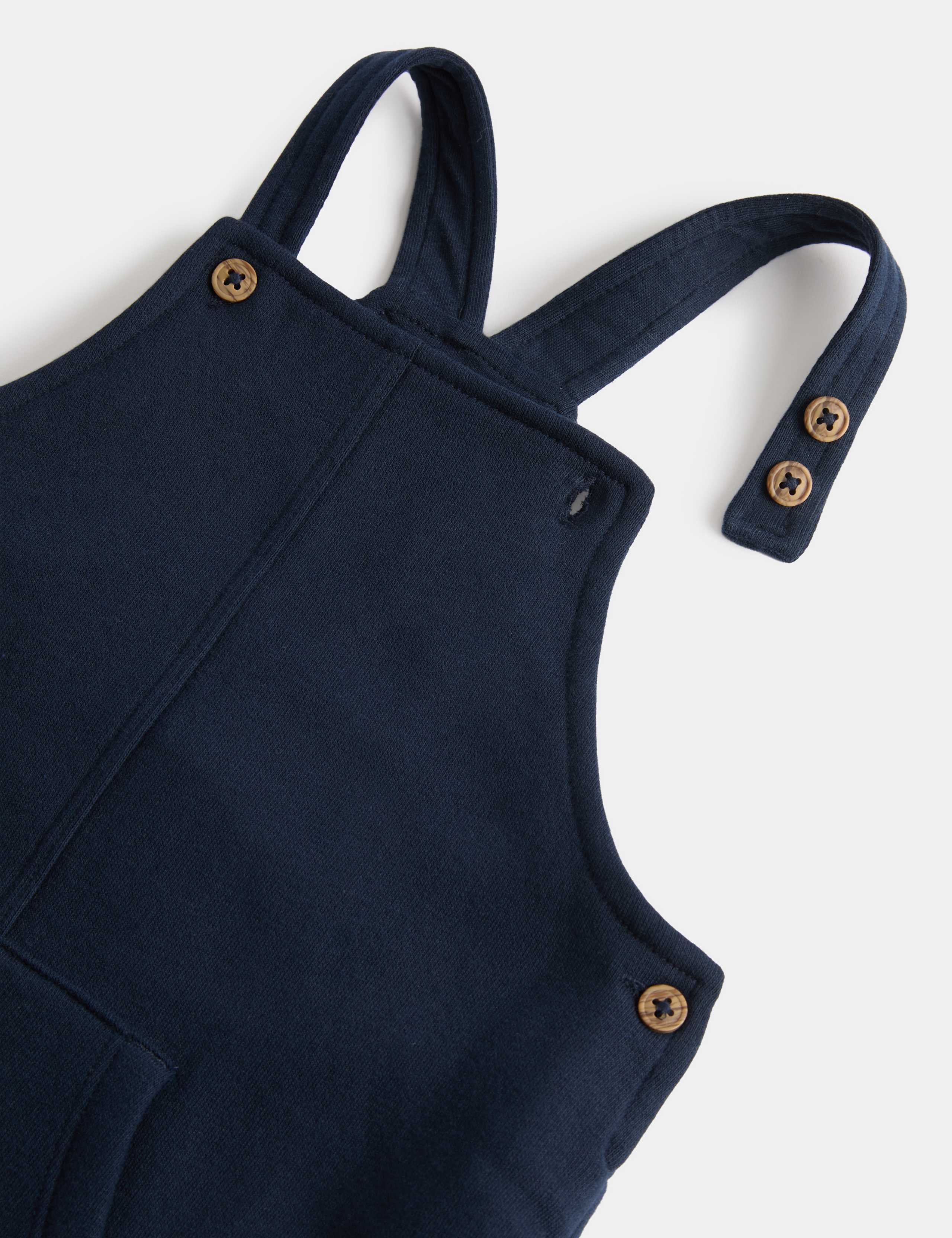 Jersey Dungaree Outfit (0-3 Yrs) 2 of 4