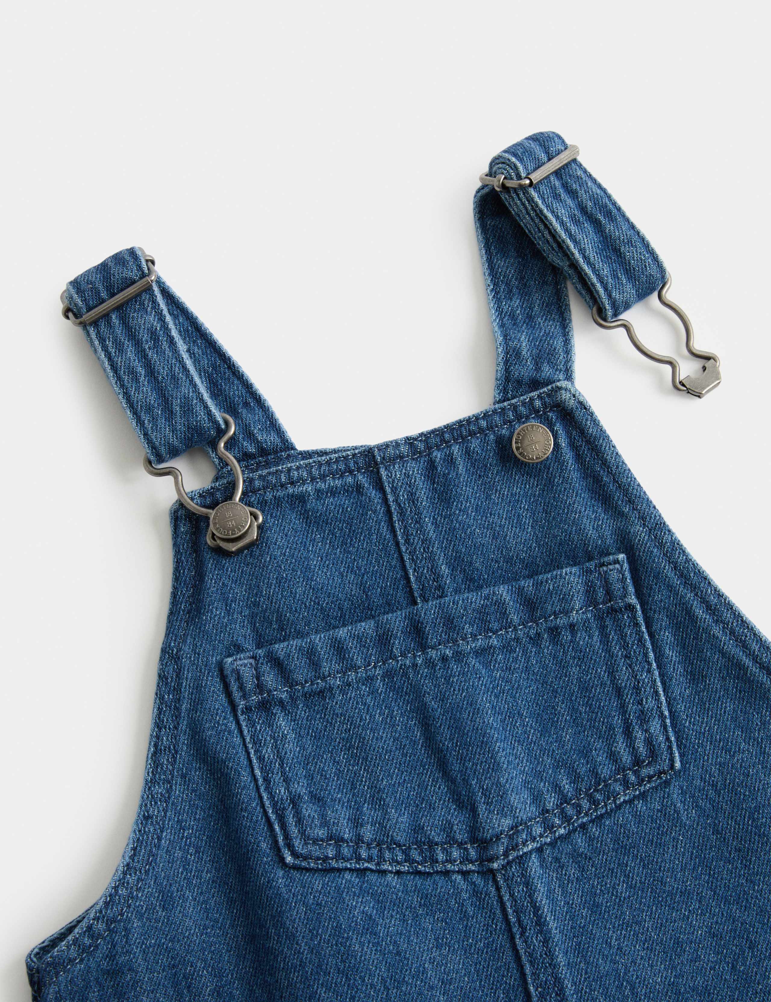 2 Piece Denim Dungaree Outfit (0-3 Yrs) 2 of 3