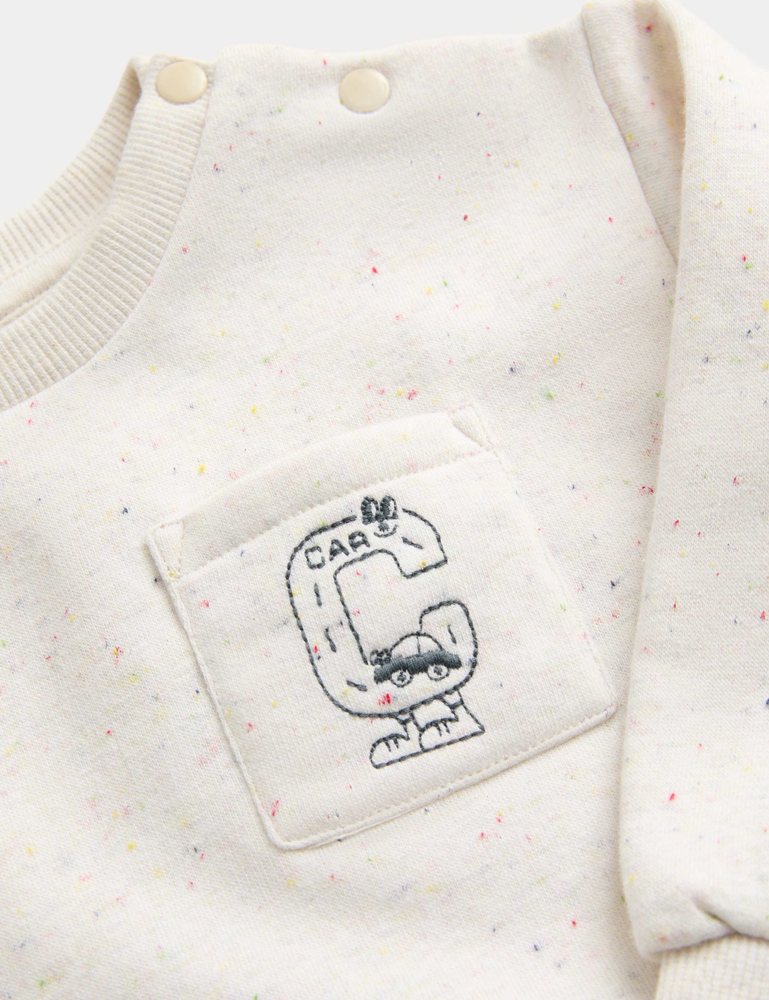 Cotton Rich Neppy Sweat Outfit (0 Mths-6 Yrs) 2 of 3