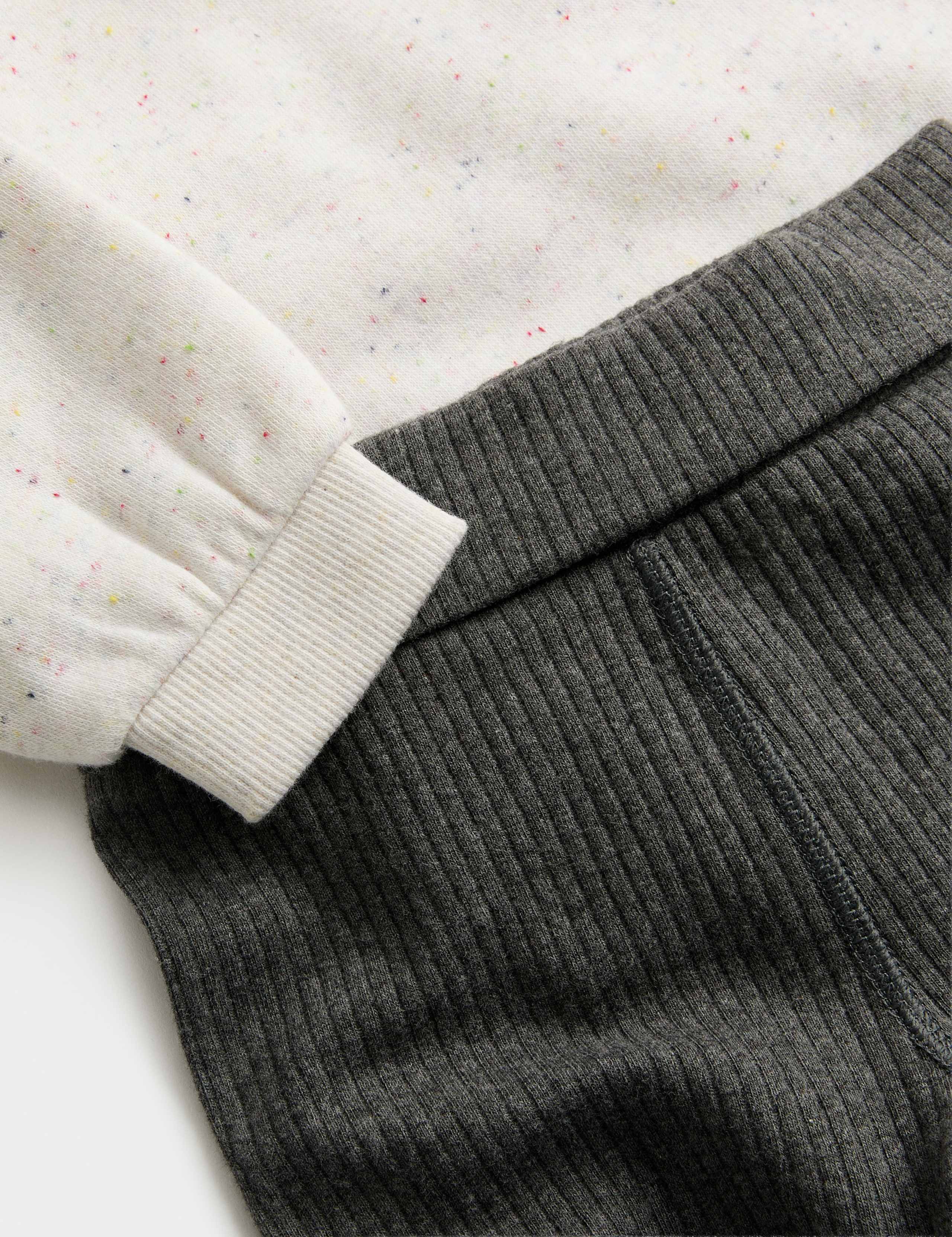 Cotton Rich Neppy Sweat Outfit (0 Mths-6 Yrs) 3 of 3