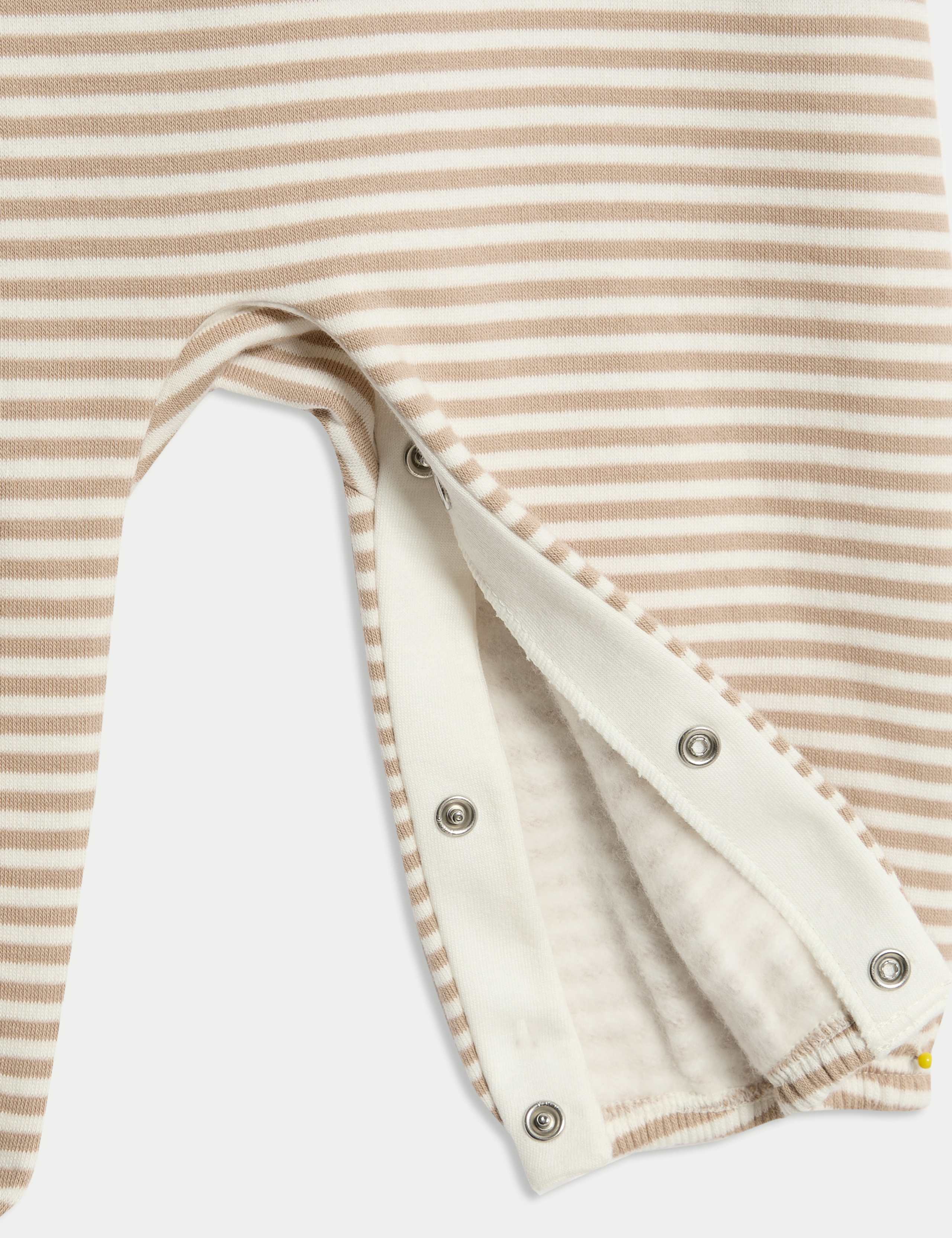 2pc Pure Cotton Striped Dungarees Outfit (0-3 Yrs) 5 of 6