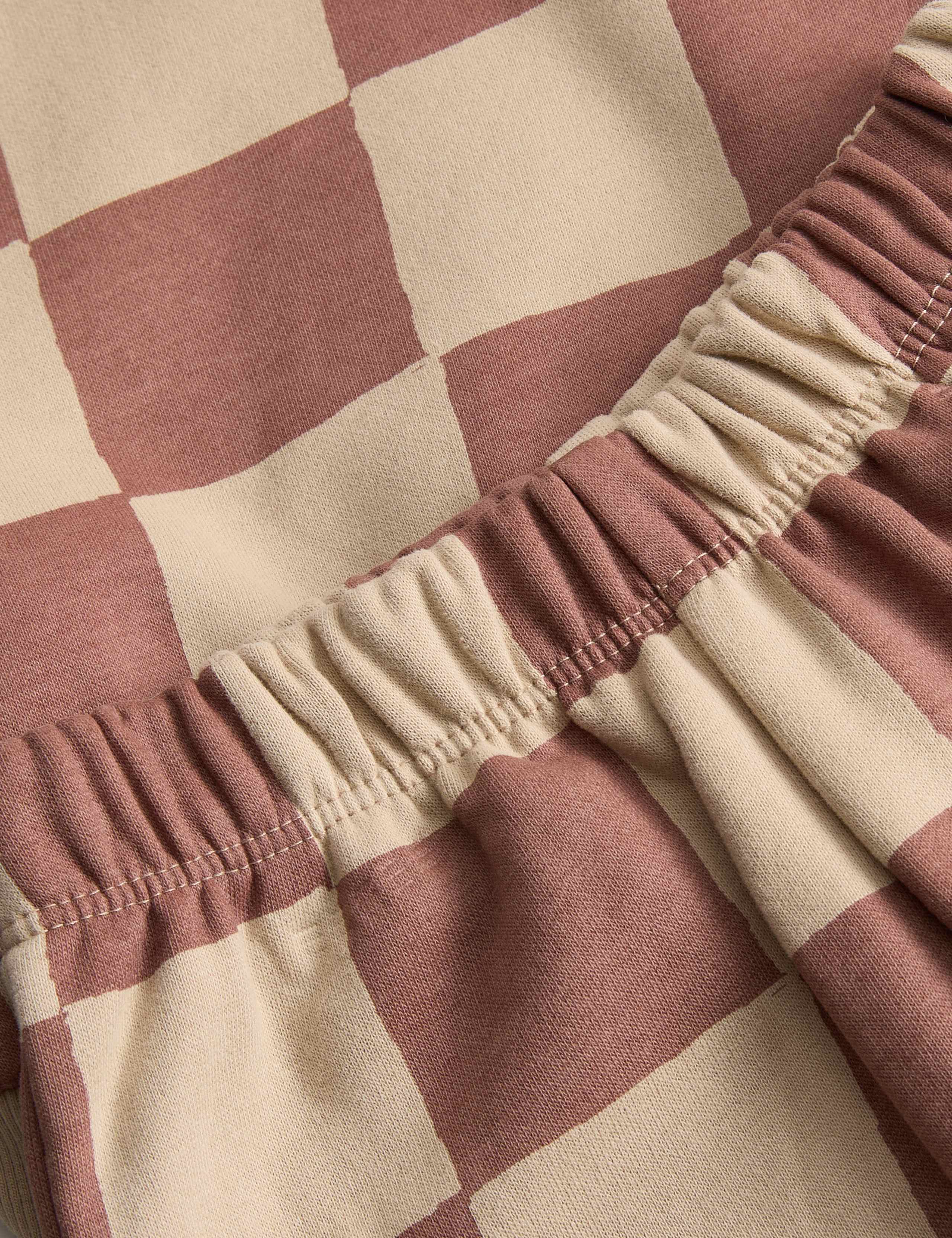 2pc Checked Sweatshirt & Joggers Outfit (0-6 Yrs) 2 of 3