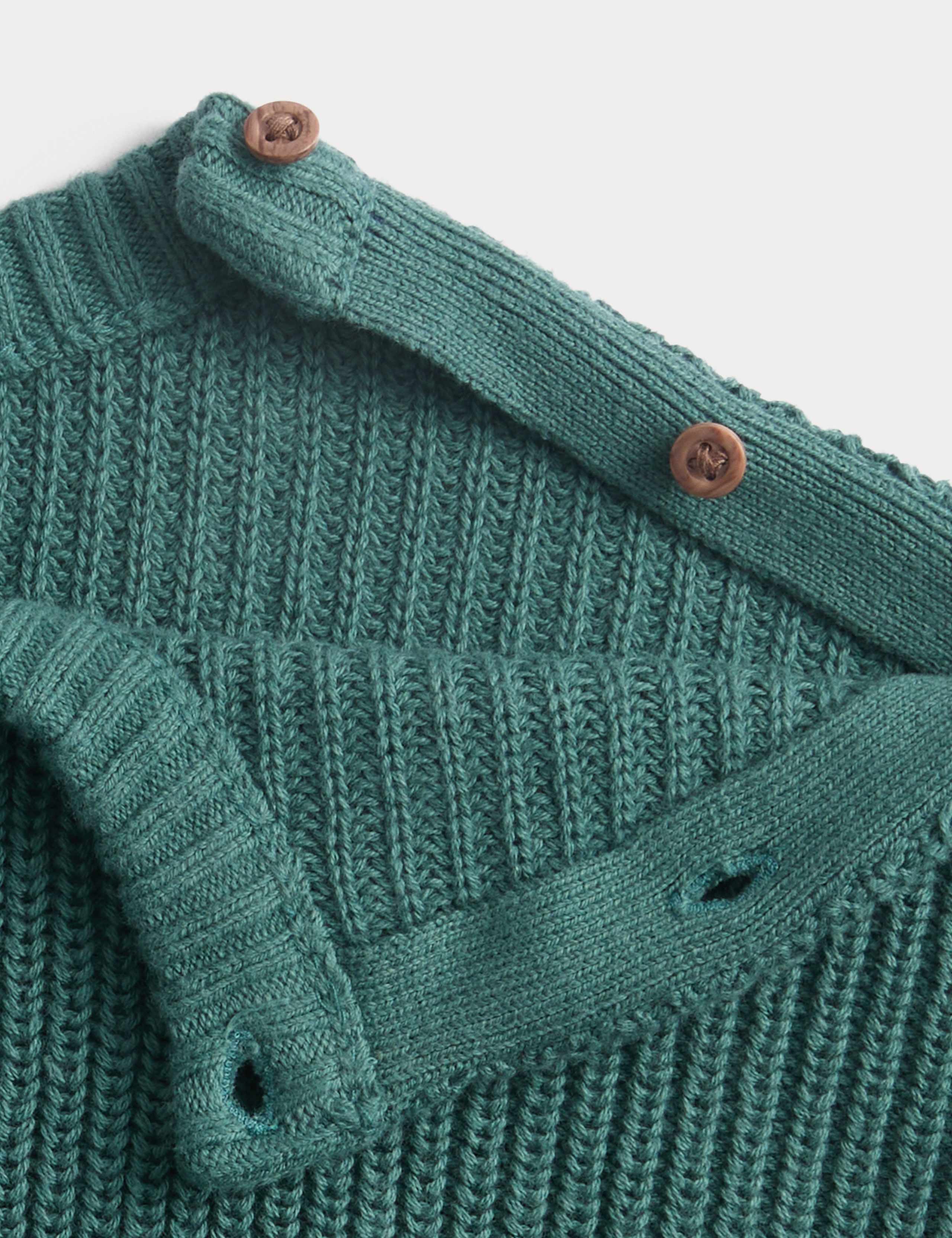 Pure Cotton Knitted Jumper (0-6 Yrs) 2 of 2