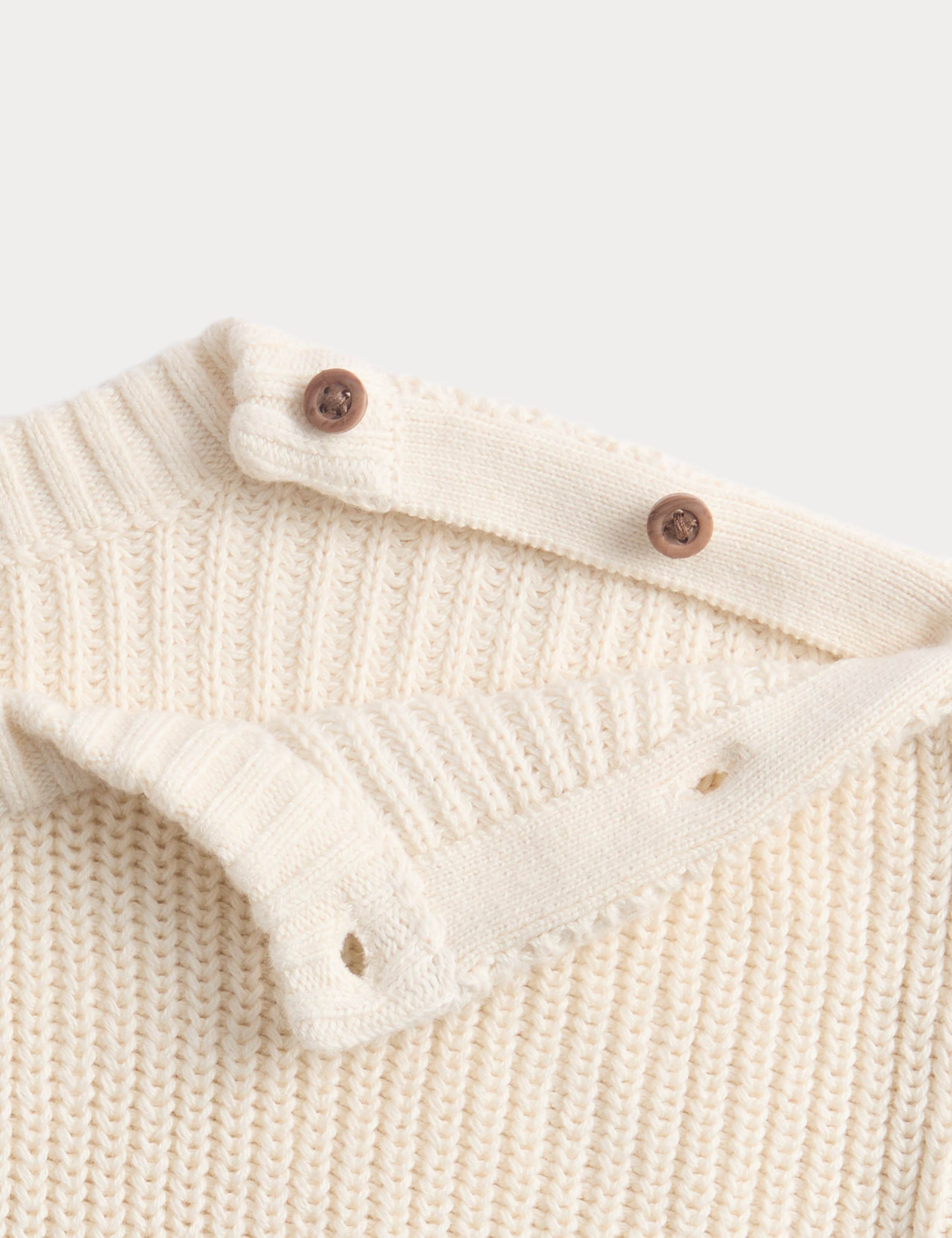Pure Cotton Knitted Jumper (0-6 Yrs) 2 of 2