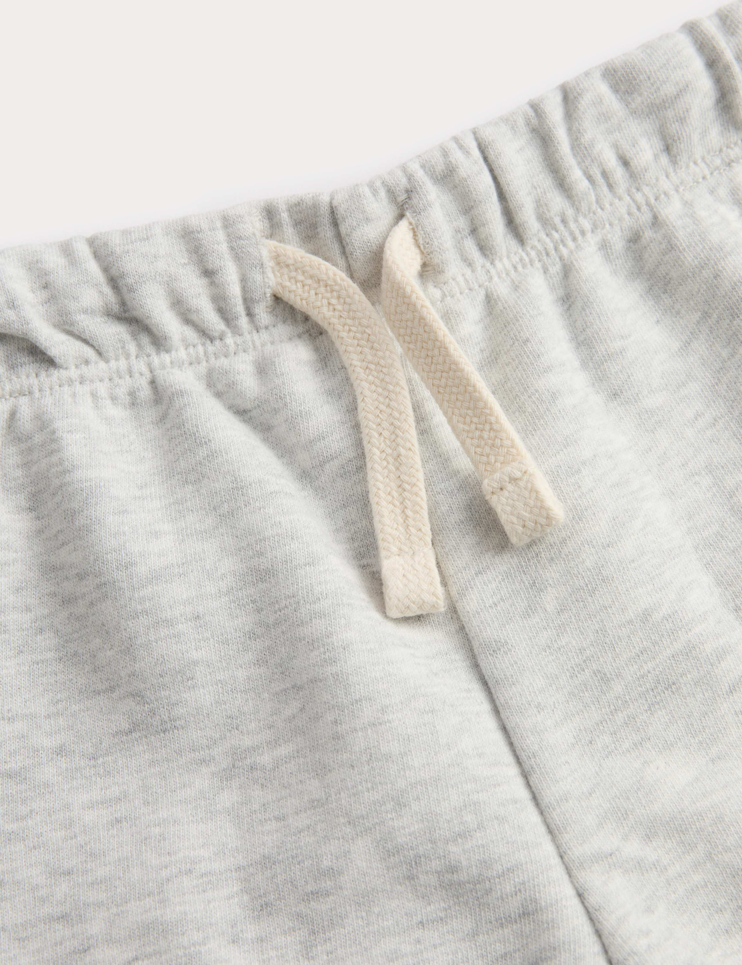 Cotton Rich Wide Leg Striped Joggers (0-3 Yrs) 2 of 2