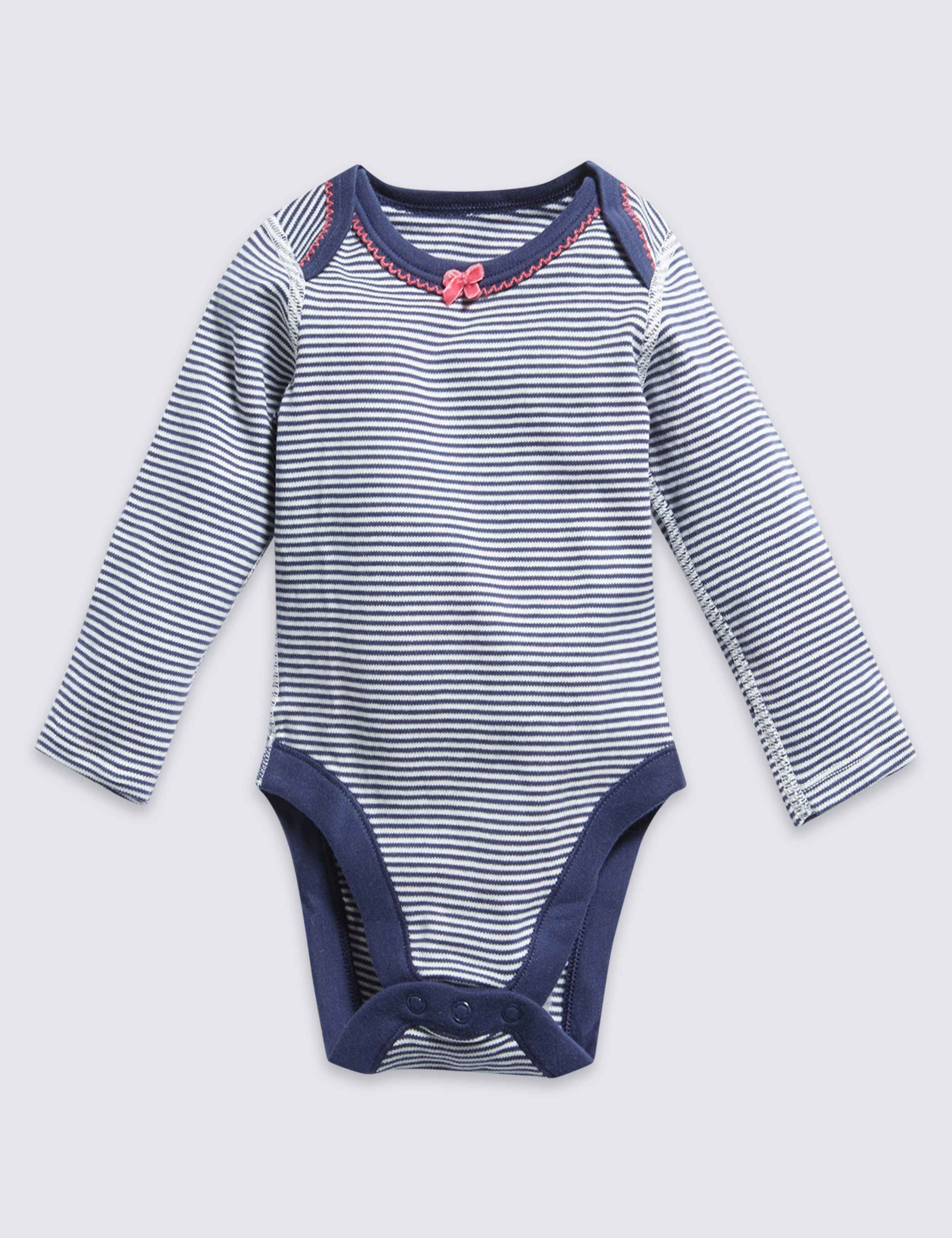 5 Pack Long Sleeve Bodysuits 5 of 6