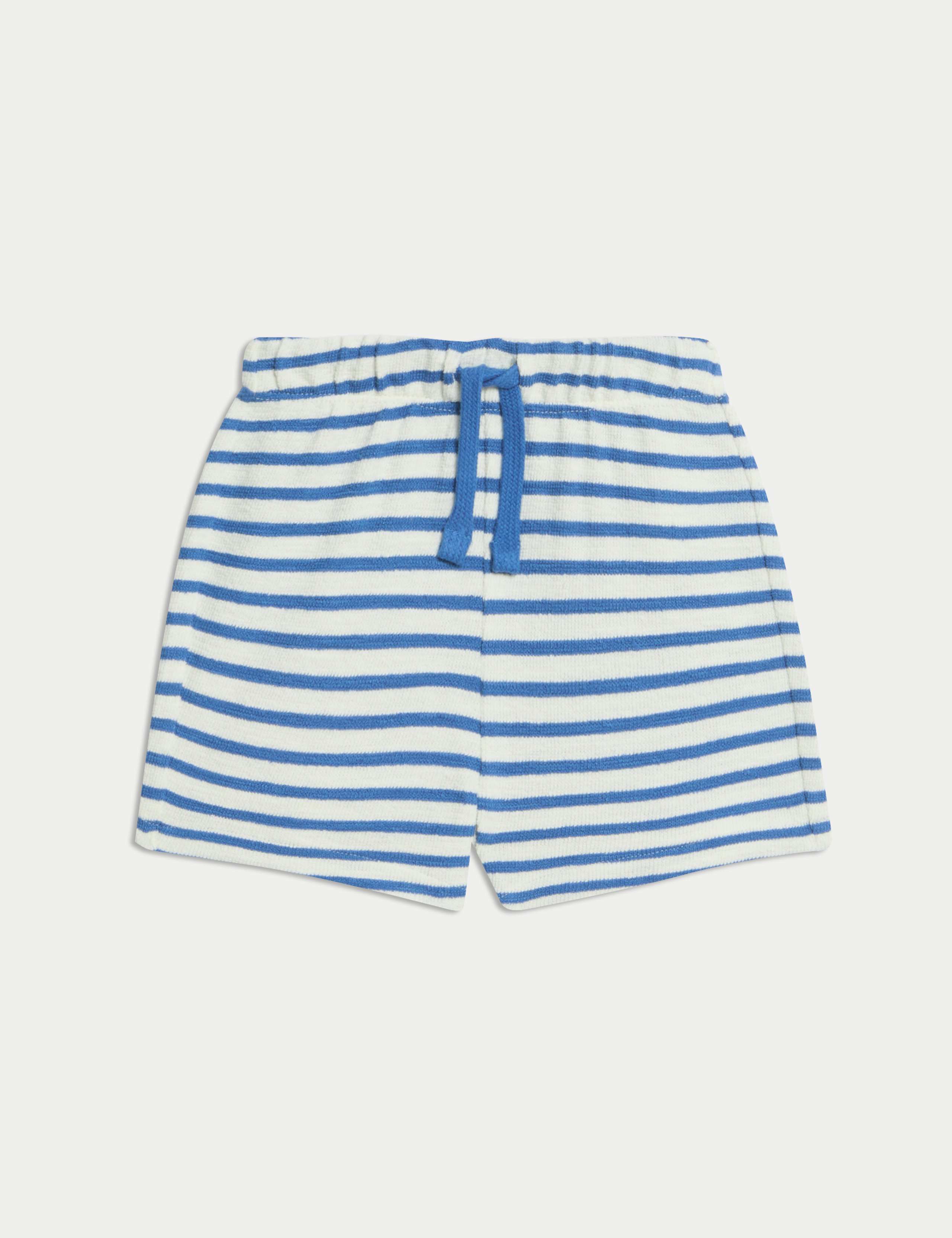 2pc Pure Cotton Striped Short Outfit (0-3 Yrs) 4 of 6